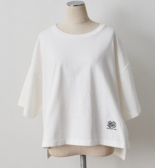  「【F&B】オーガニックコットン混ロゴTシャツ」|プルオーバー|