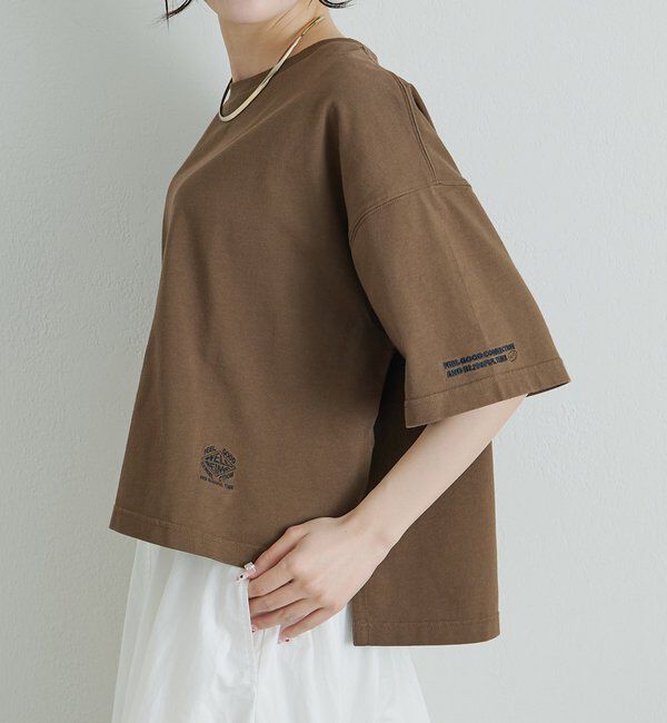  「【F&B】オーガニックコットン混ロゴTシャツ」|プルオーバー|