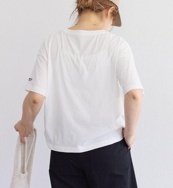  「【F&B】オーガニックコットンガーゼTシャツ」|プルオーバー|