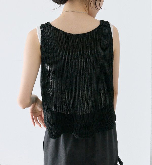  「片畦ニットビスチェ」|ニット・セーター|