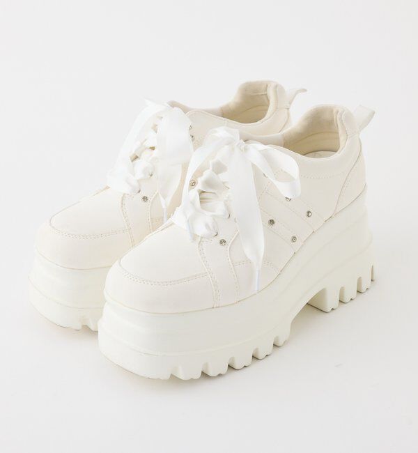  「ビジュー付きトリプルソールスニーカー」|その他|