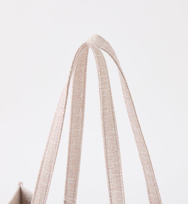  「【LouLoumei】スカーフ付ツイード横長キャリーオントート／自立可能／推し活」|ショルダー・メッセンジャー|