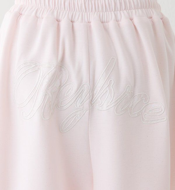  「【セットアップ可能】バックロゴ刺繍サイドカットラメスウェットパンツ」|その他|