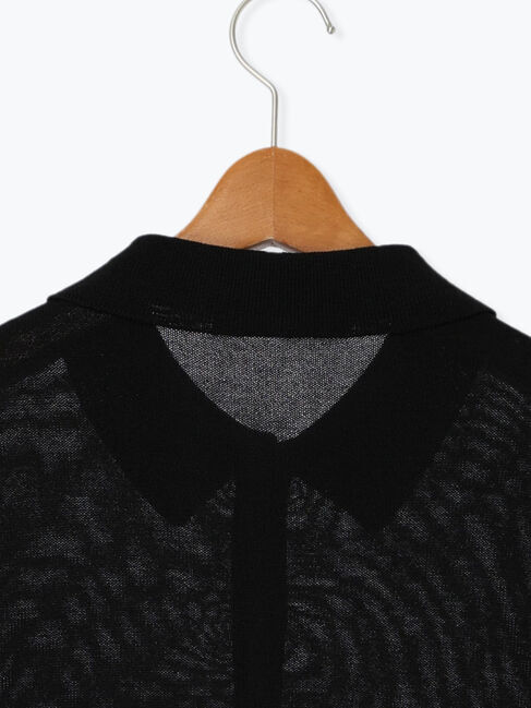 Lugnoncure「前開きポロニットシャツ」|ニット・セーター|