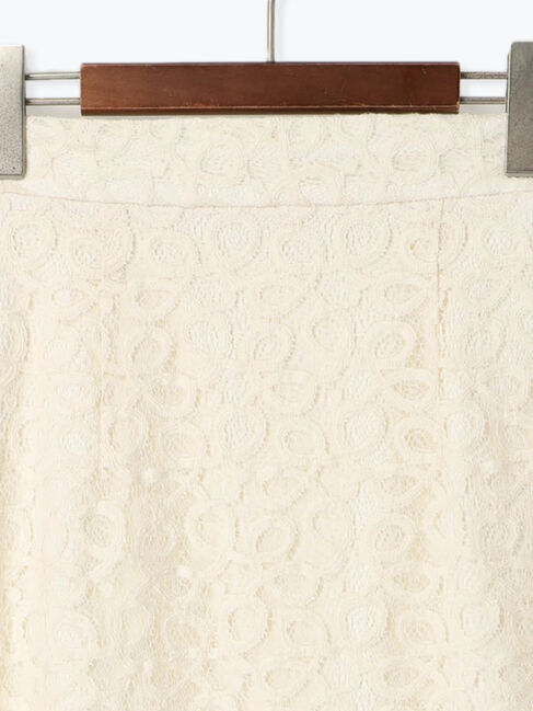 Te chichi「【Atelier Sucre】バテンレースフリンジタイトスカート《2025spring catalog item》」|スカート|