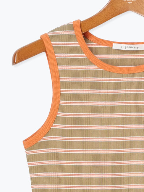 Lugnoncure「マルチボーダータンクトップ《2025summer catalog item》」|タンクトップ|