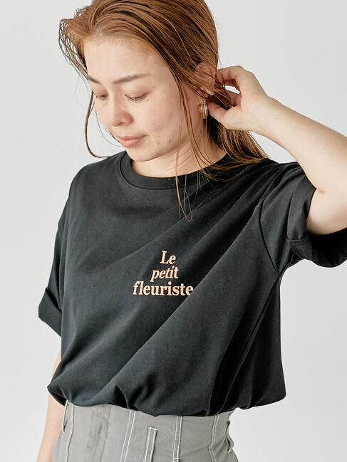 Lugnoncure「【接触冷感】ワンポイントロゴBIGTシャツ《2025summer catalog item》」|Tシャツ・カットソー|ブラック