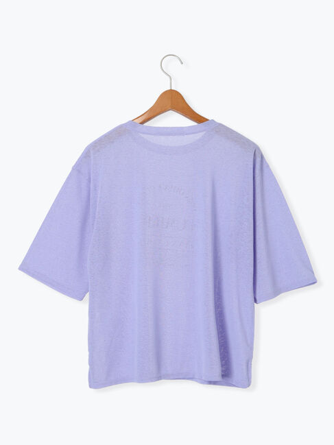 Lugnoncure「メランジシアーロゴプリントトップス」|その他|