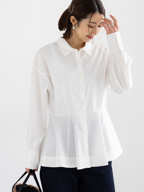 Te chichi「ペプラムシャツ」|シャツ・ブラウス|オフホワイト