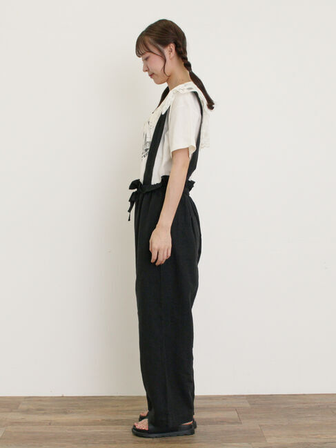 Samansa Mos2「【Cross&times;Linen】サス付パンツ」|その他|