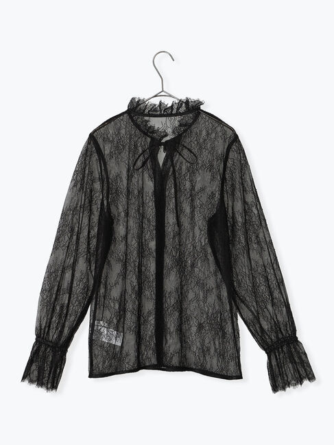 sm2rhythm「レースボウタイブラウス」|シャツ・ブラウス|