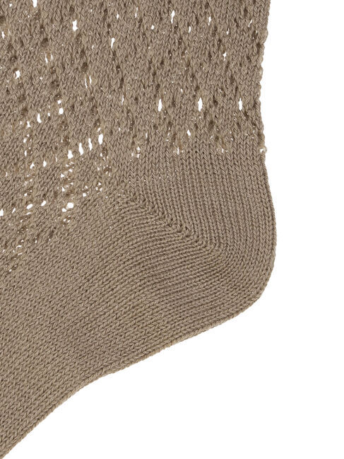 Samansa Mos2「レース付きメッシュソックス」|ソックス|