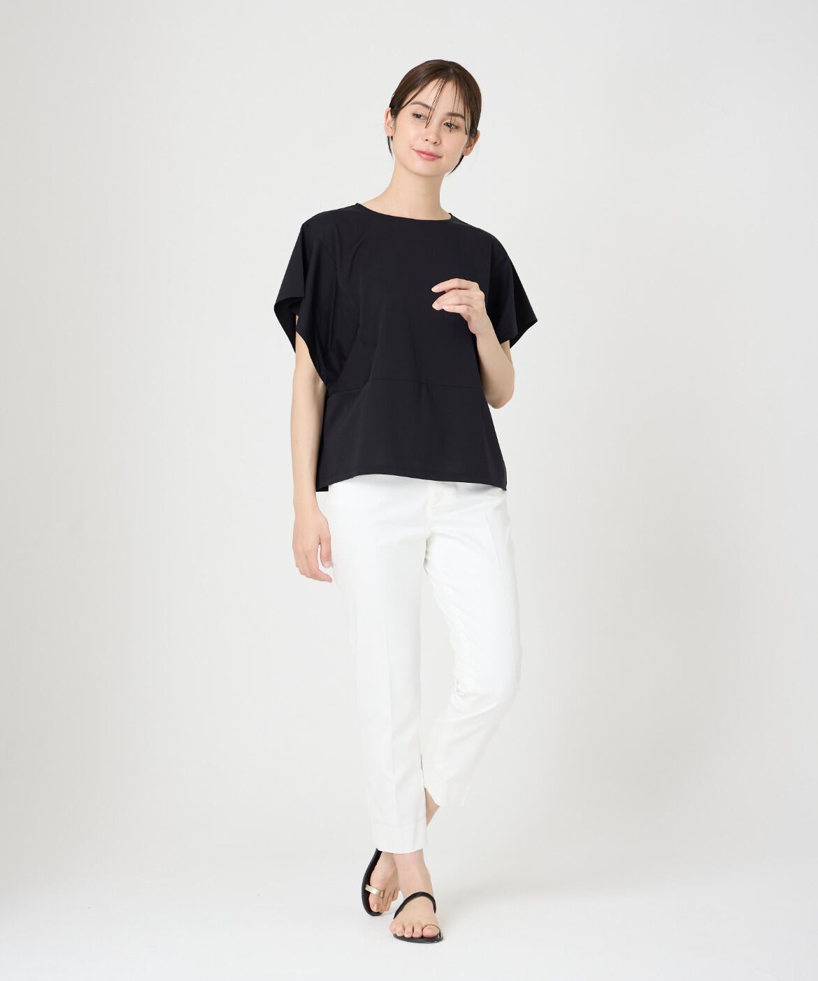 7-IDconcept.「デザインスリーブカットソー」|Tシャツ・カットソー|