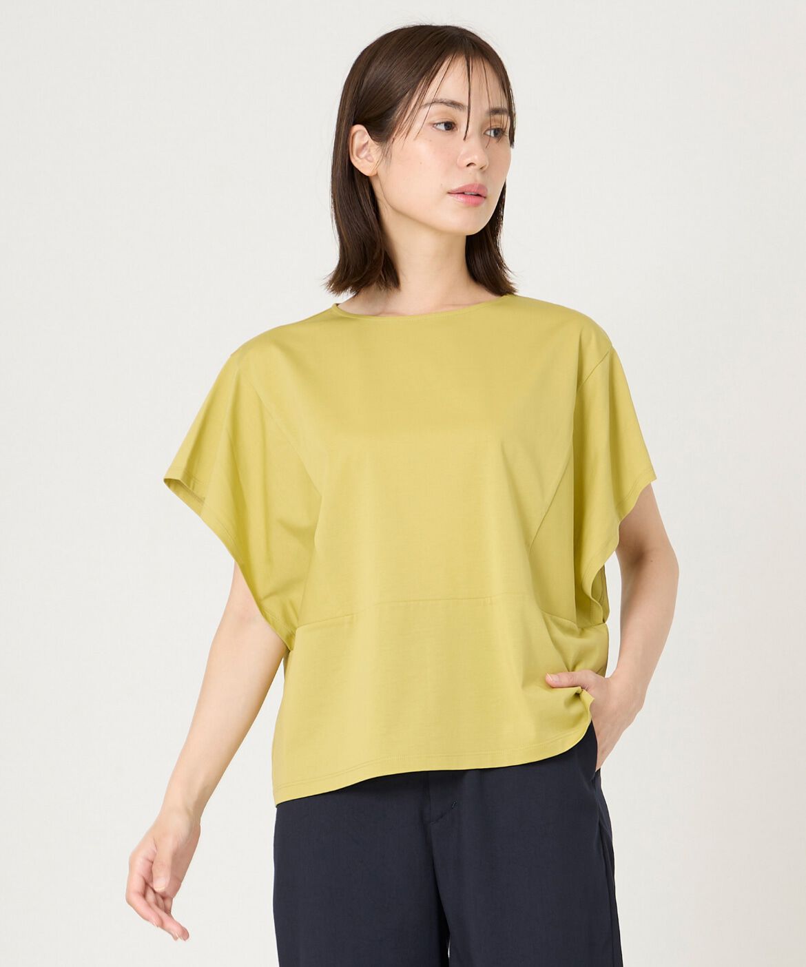 7-IDconcept.「デザインスリーブカットソー」|Tシャツ・カットソー|カラシ2