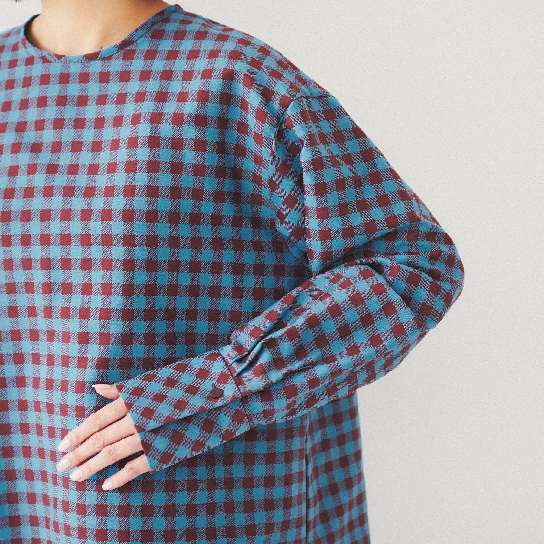 UNTITLED「【セットアップ可能】ギンガムチェック ブラウス」|シャツ・ブラウス|