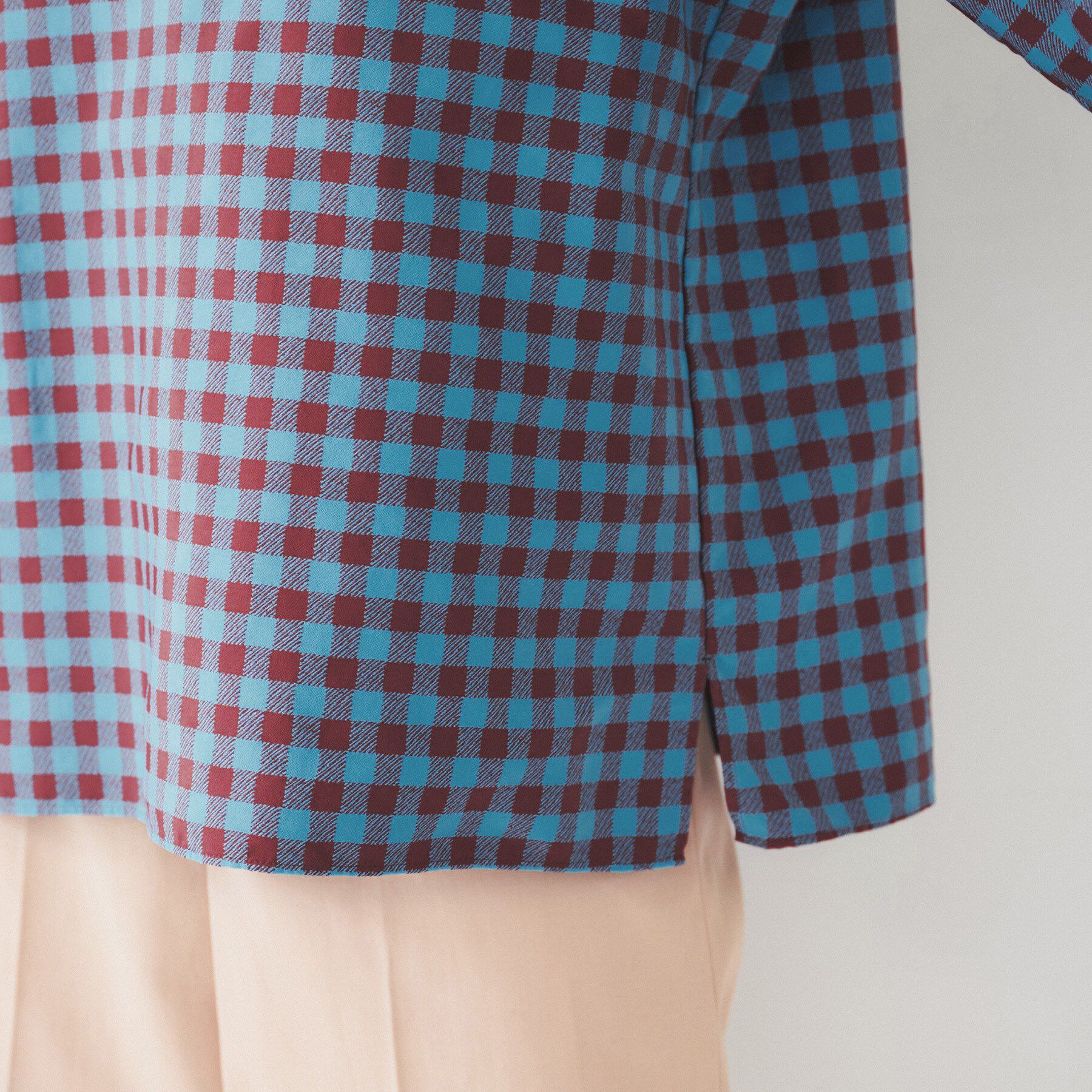 UNTITLED「【セットアップ可能】ギンガムチェック ブラウス」|シャツ・ブラウス|