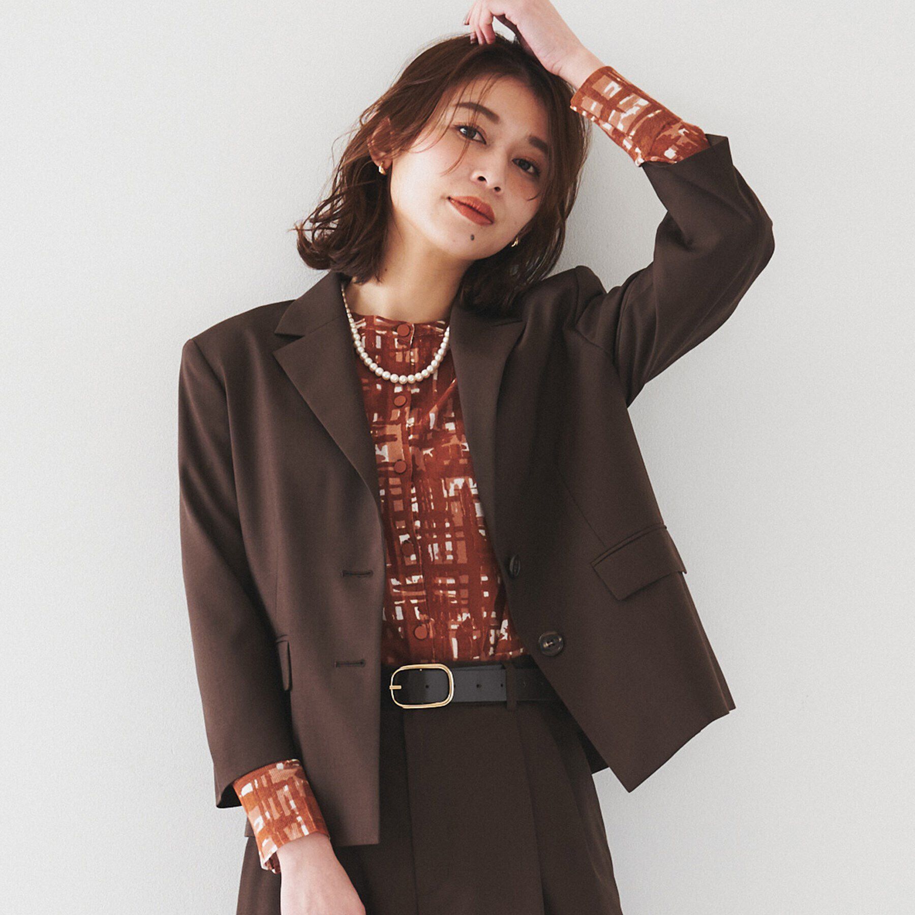 UNTITLED「【オンオフ使える/セットアップ可能】トロピカルウール シングルブレストジャケット」|テーラードジャケット|