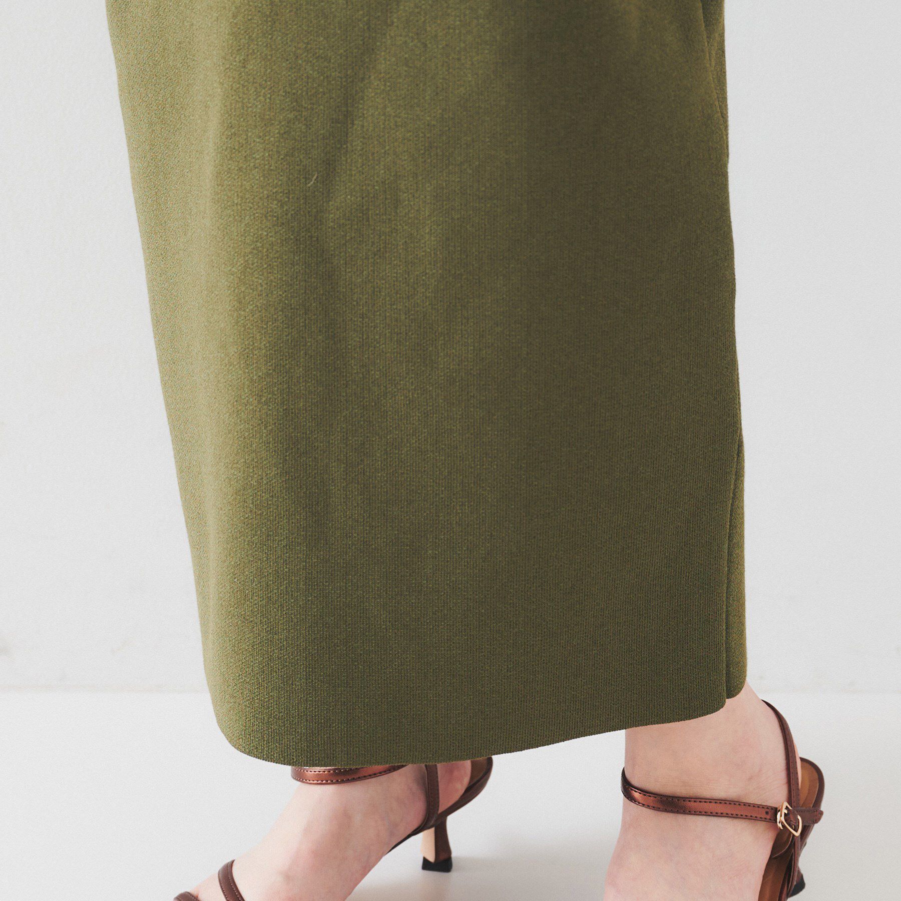 UNTITLED「【セットアップ可能】ペンシルニットスカート」|スカート|