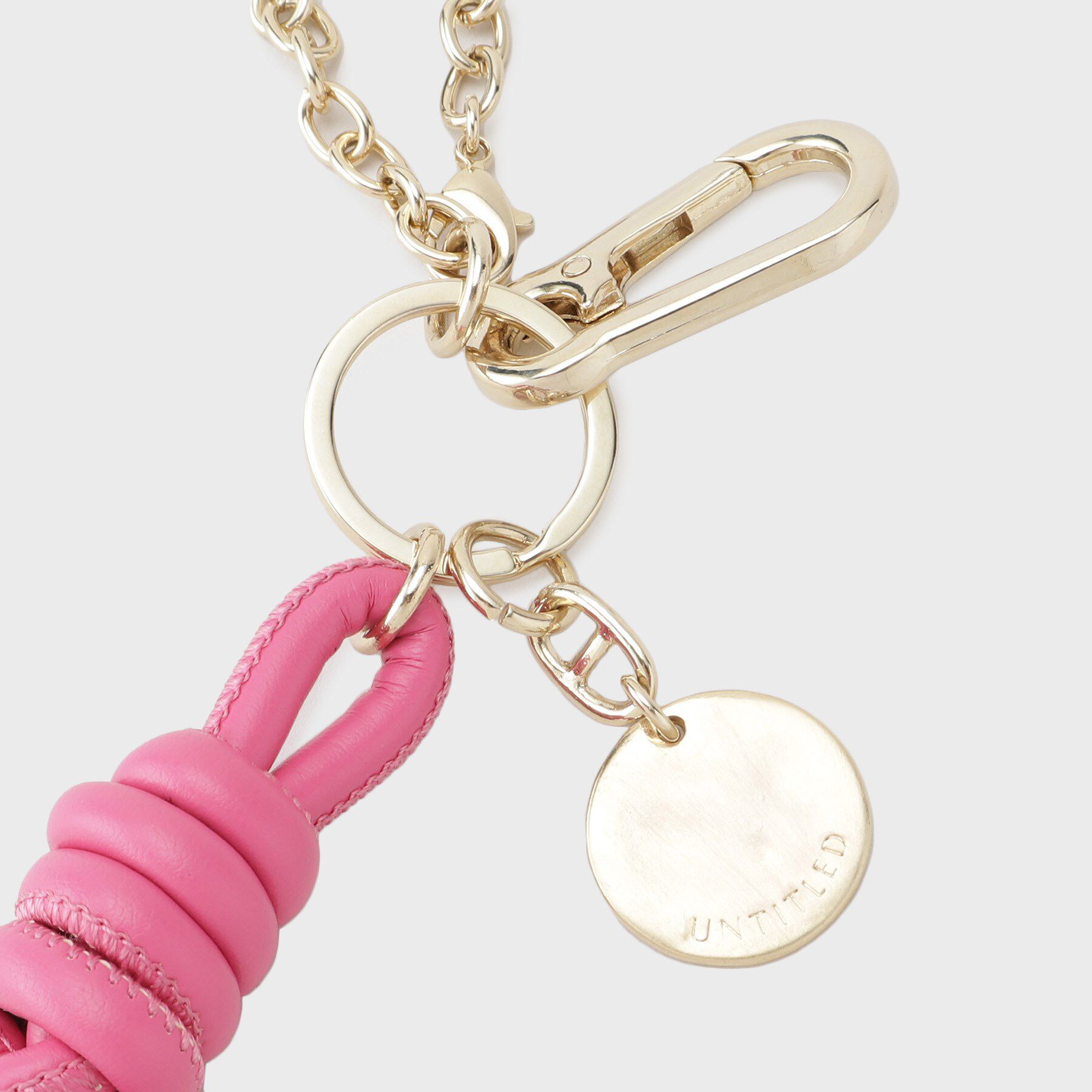 UNTITLED「【トレンド】ストリングカラーチャーム」|キーケース|