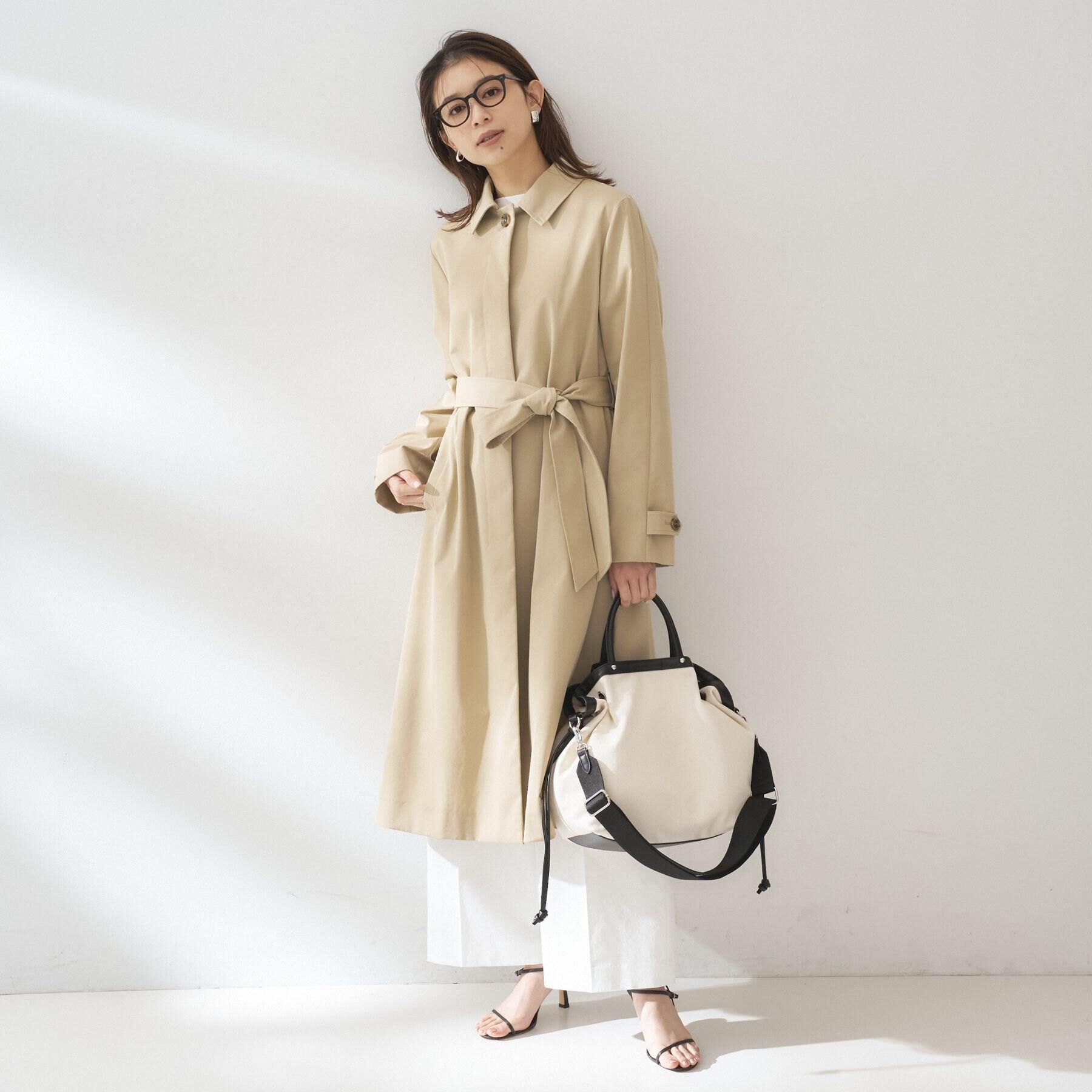 UNTITLED「【はっ水/洗える】タスランステンカラーコート」|ステンカラーコート|