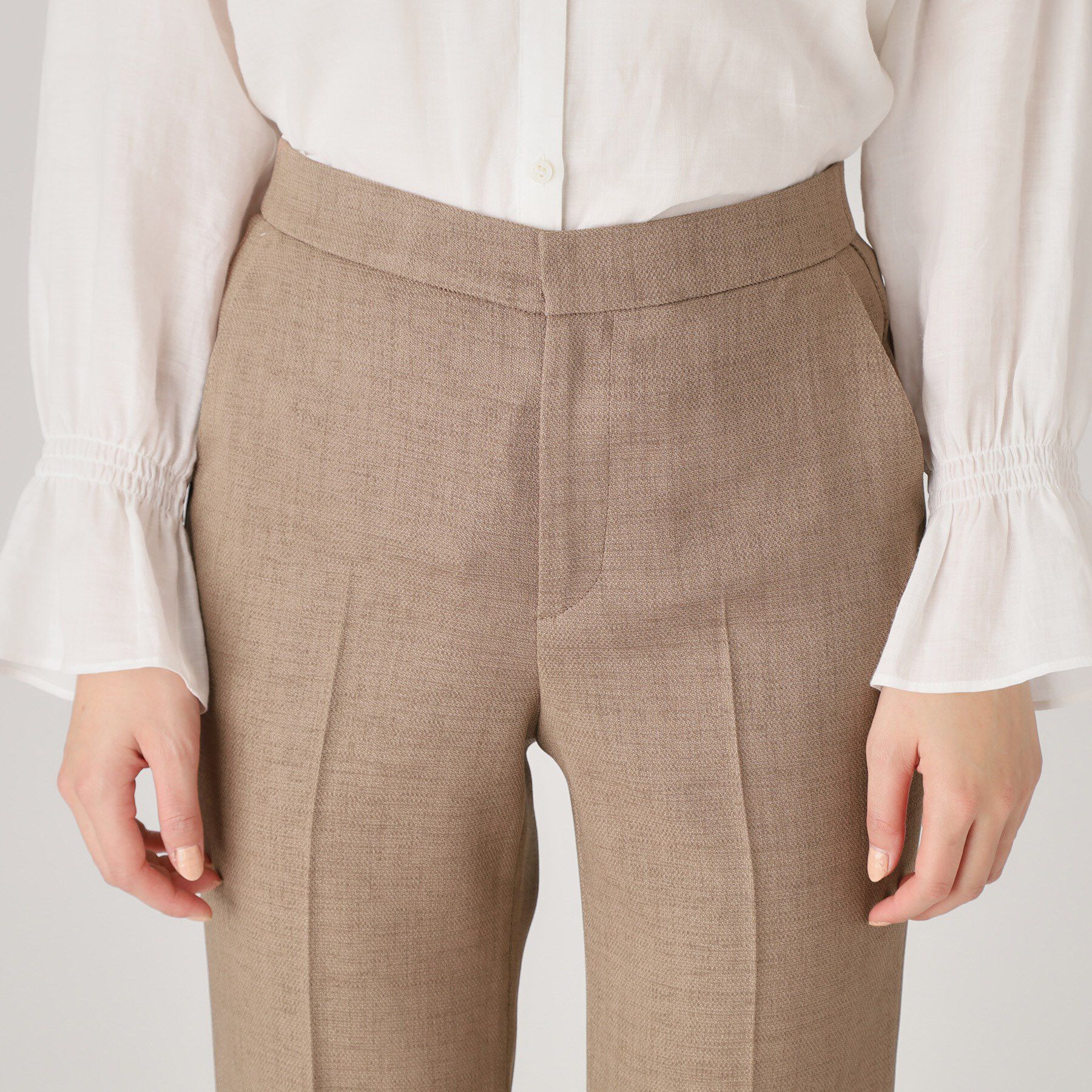 COUP DE CHANCE「【手洗い可／日本製】タックテーパードパンツ」|その他|