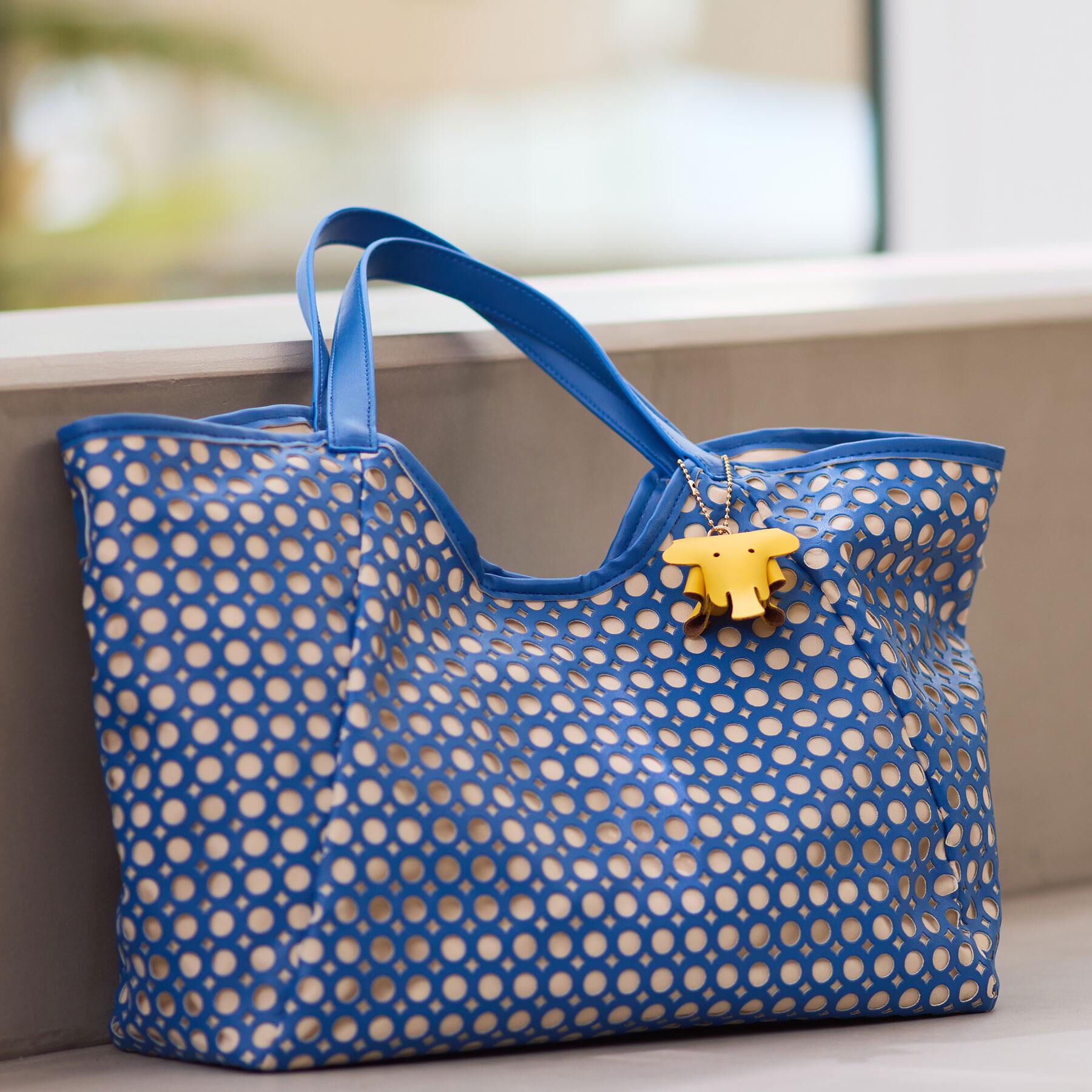 Reflect「サークルデザインパンチングトートバッグ」|トートバッグ|ブルー(093)