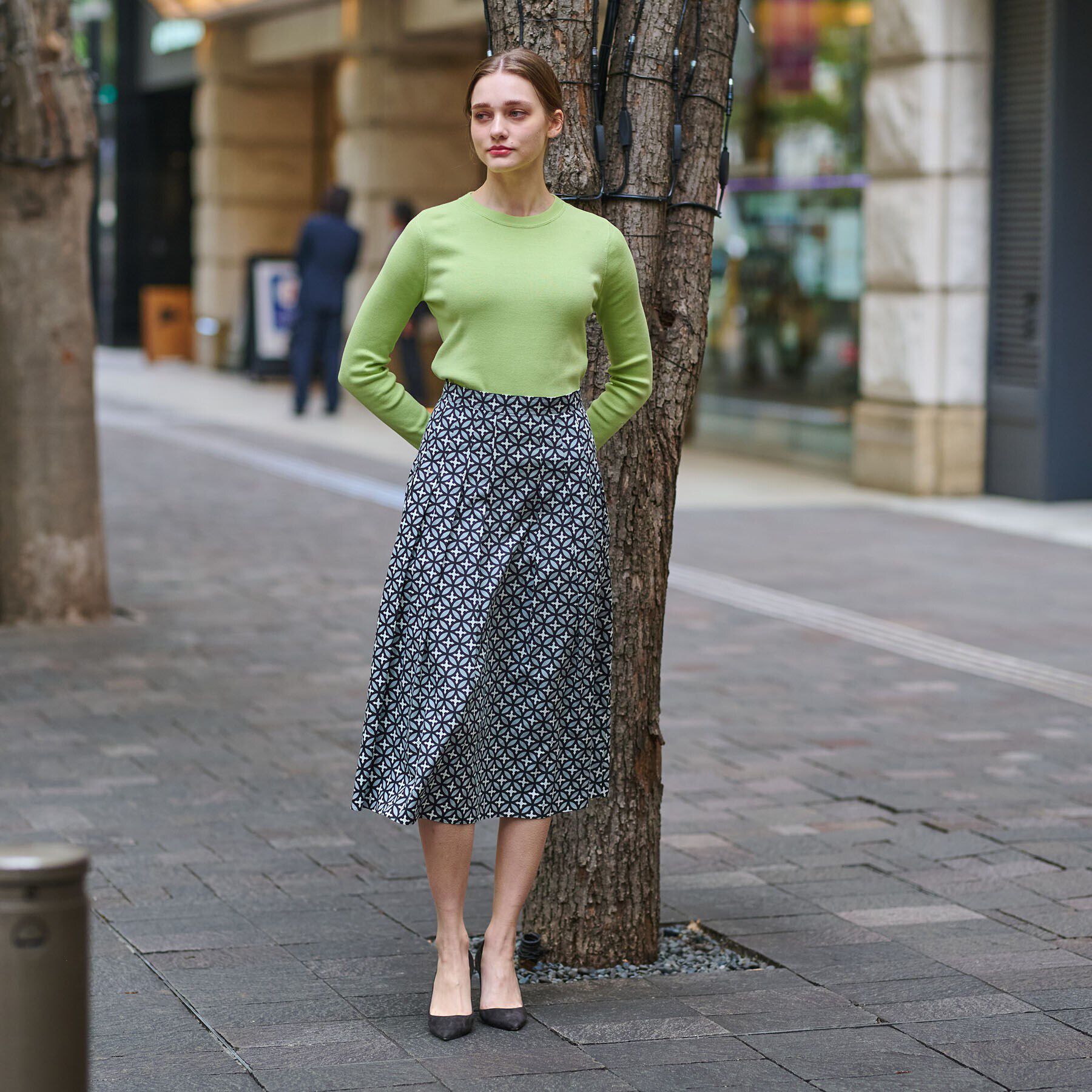 DRESSTERIOR「【ウォッシャブル】コットンフルニードルプルオーバーニット」|ニット・セーター|