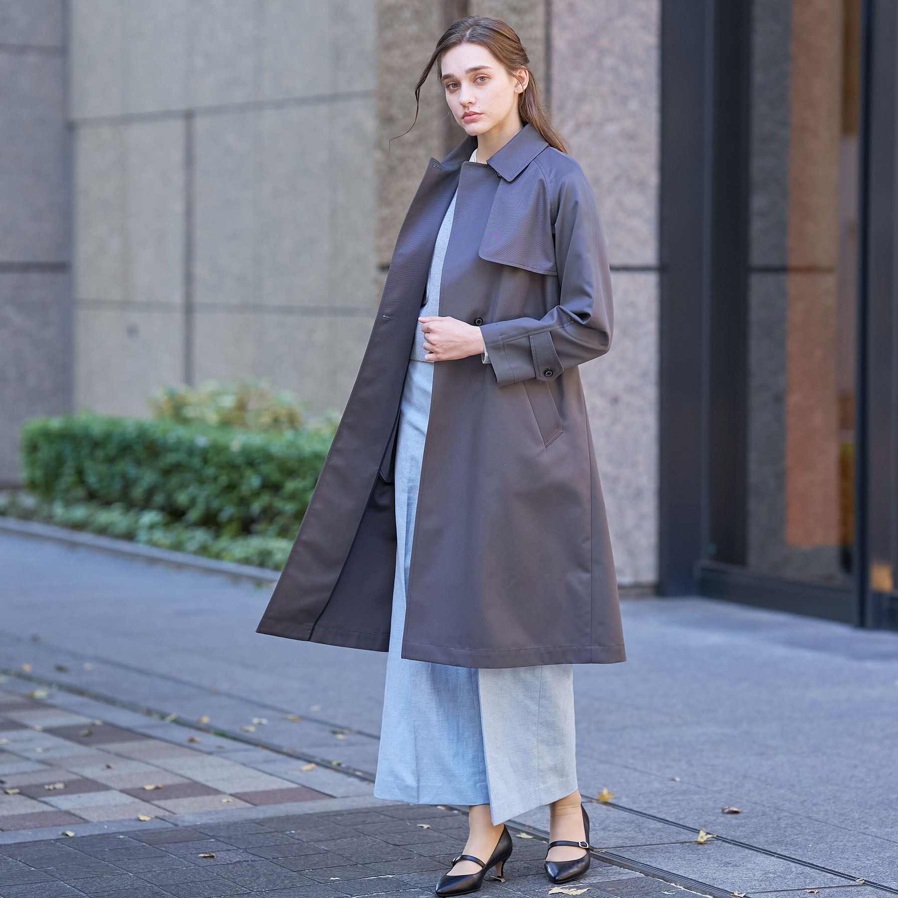 DRESSTERIOR「【ウォッシャブル/美シルエット】ライト トレンチコート」|トレンチコート|