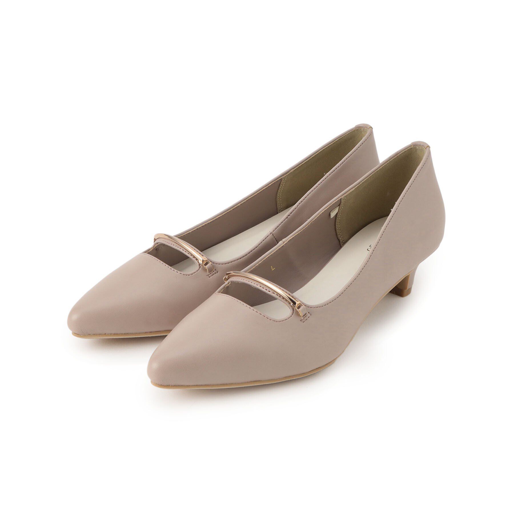 grove「メタルパーツスリットデザインパンプス【入卒対応可】」|パンプス|ベージュ(052)