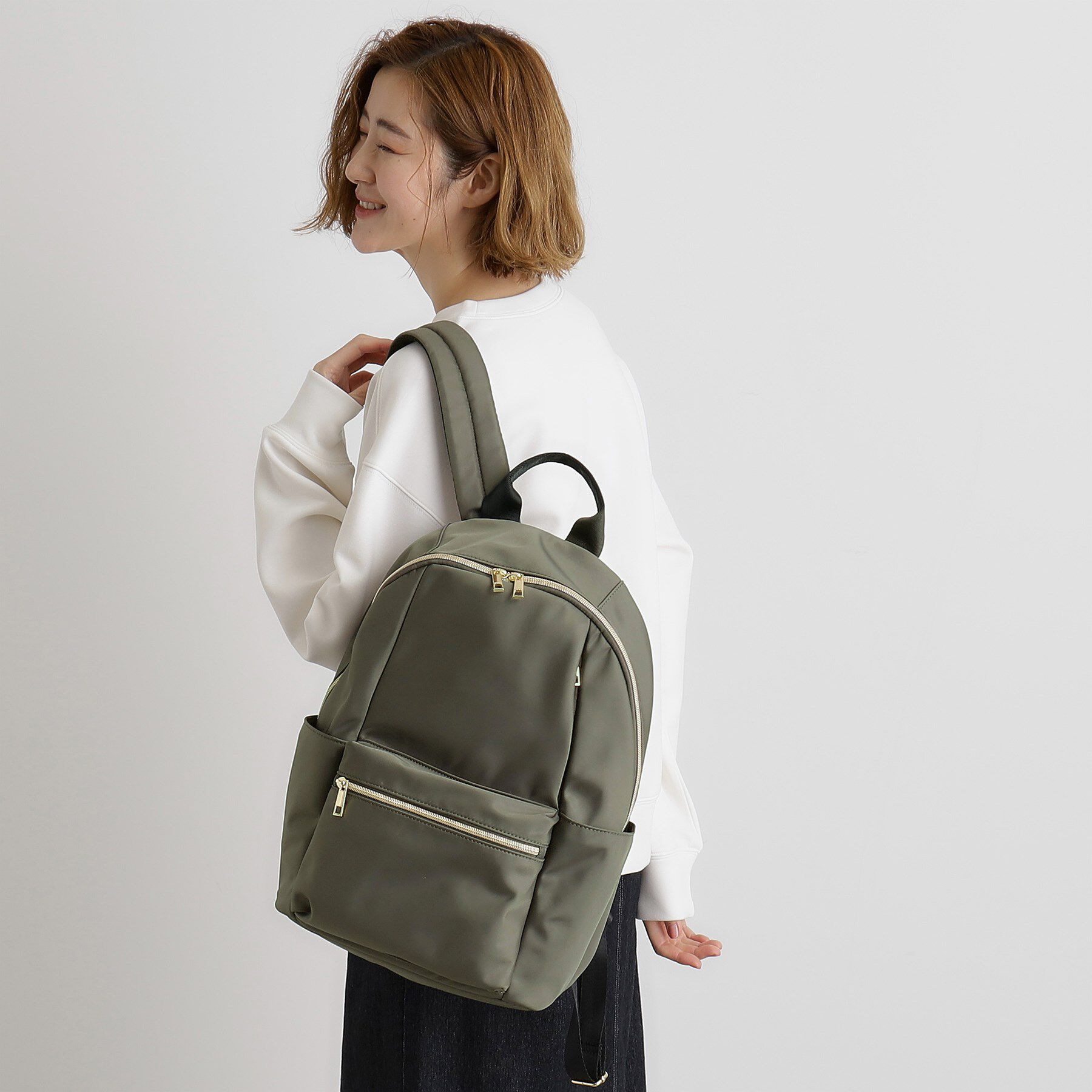 grove「【雑誌掲載/インスタ企画】人間工学撥水多機能リュック」|リュック|