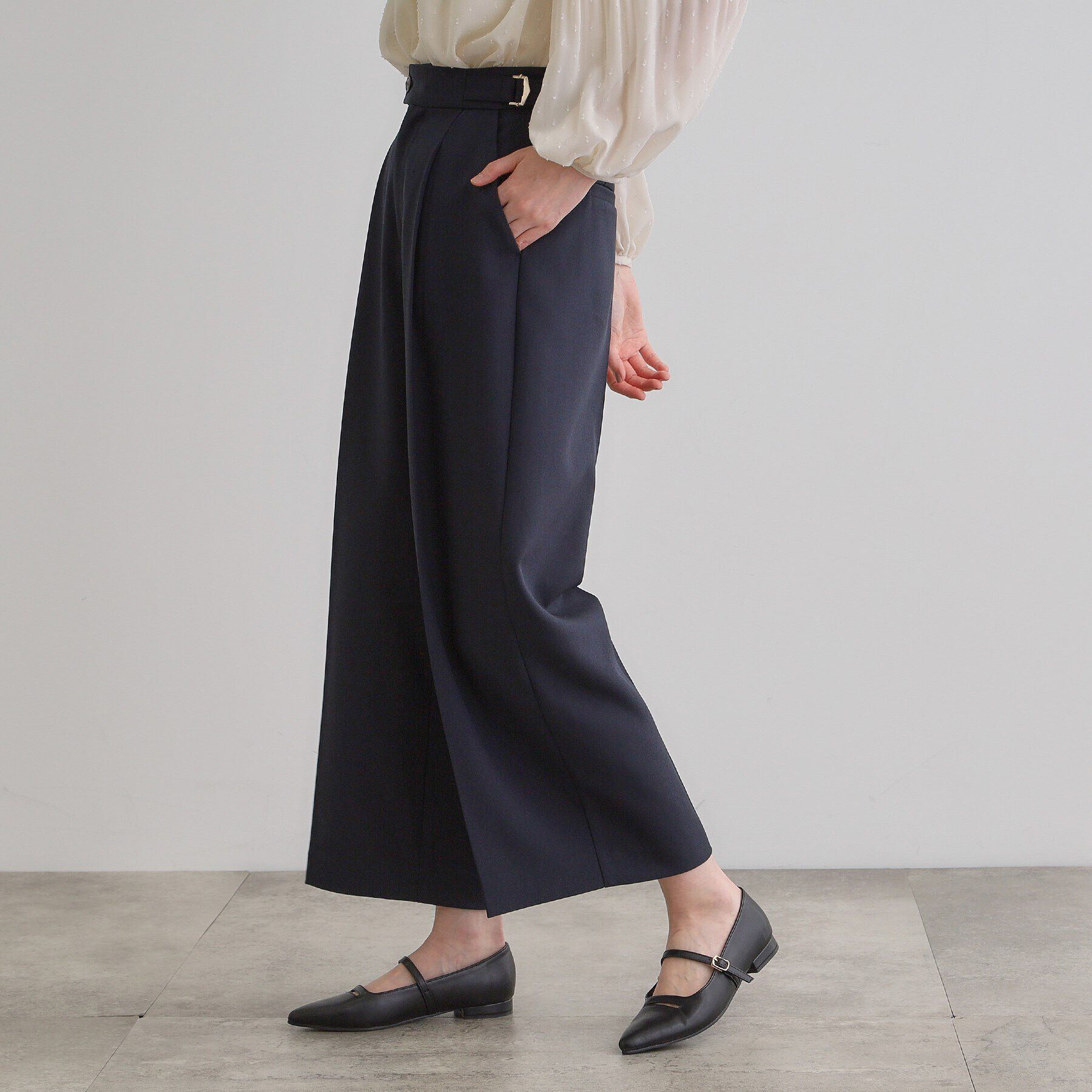 grove「サイドバックルワイドパンツ」|その他|