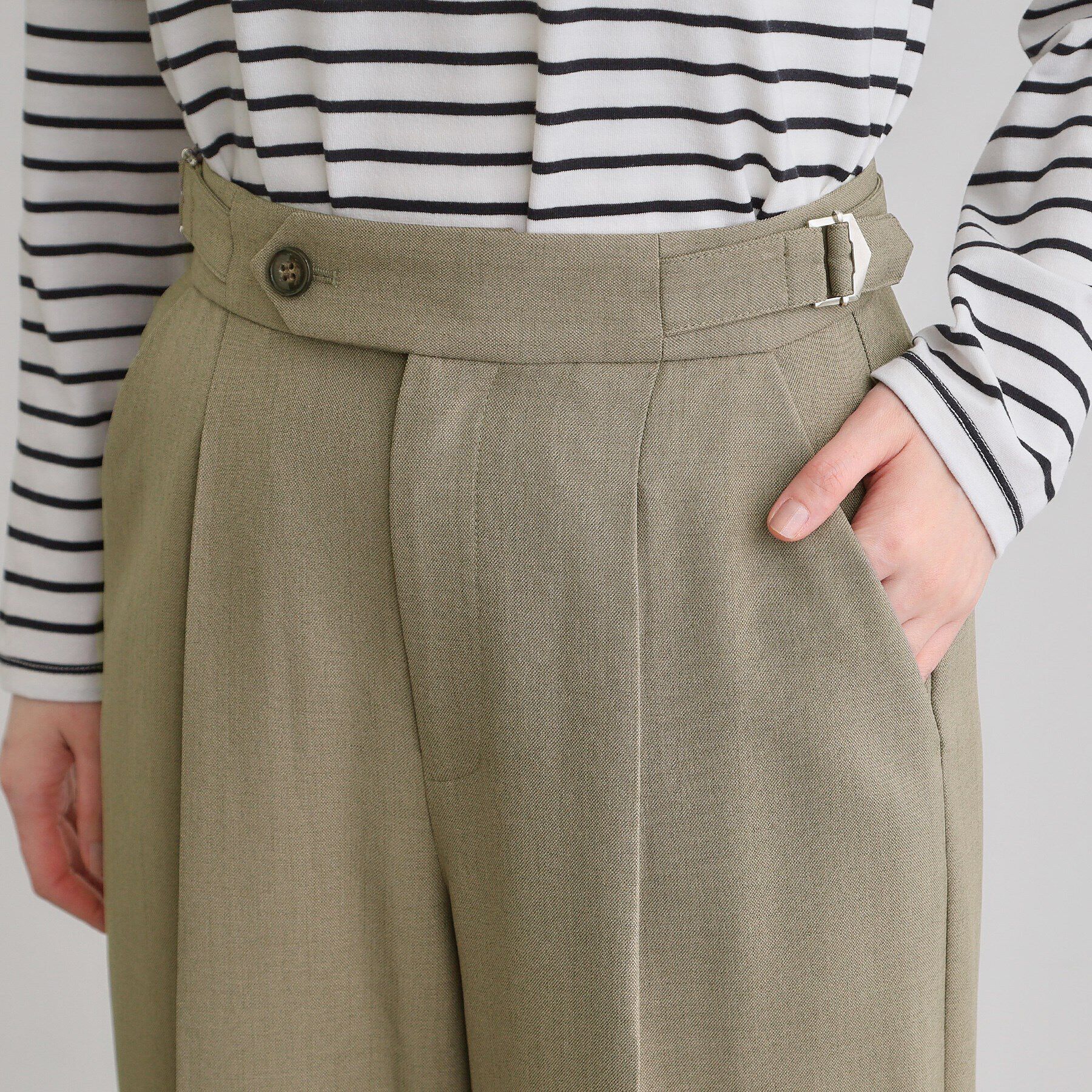 grove「サイドバックルワイドパンツ」|その他|