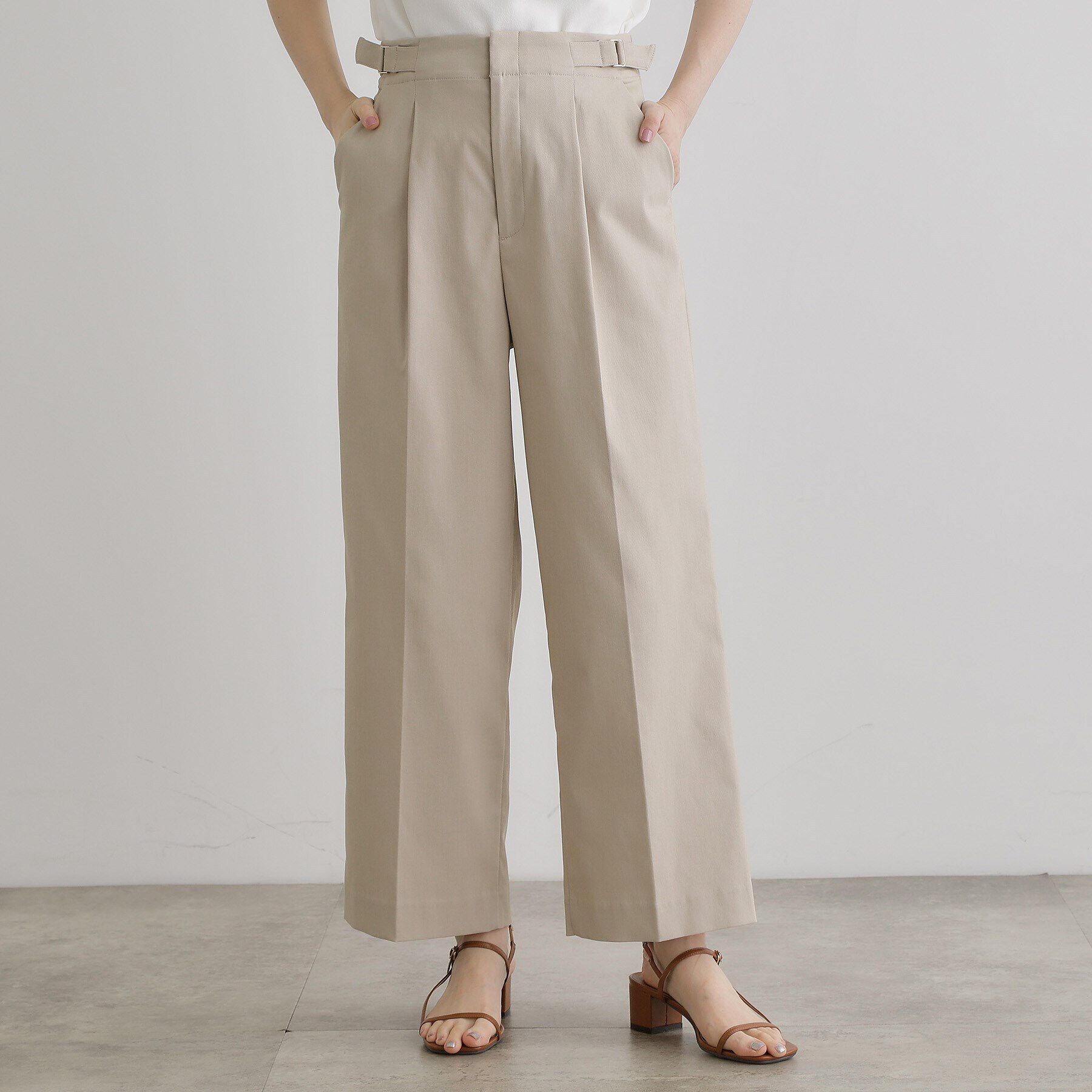 grove「【接触冷感】ハイパーストレッチワイドパンツ」|その他|