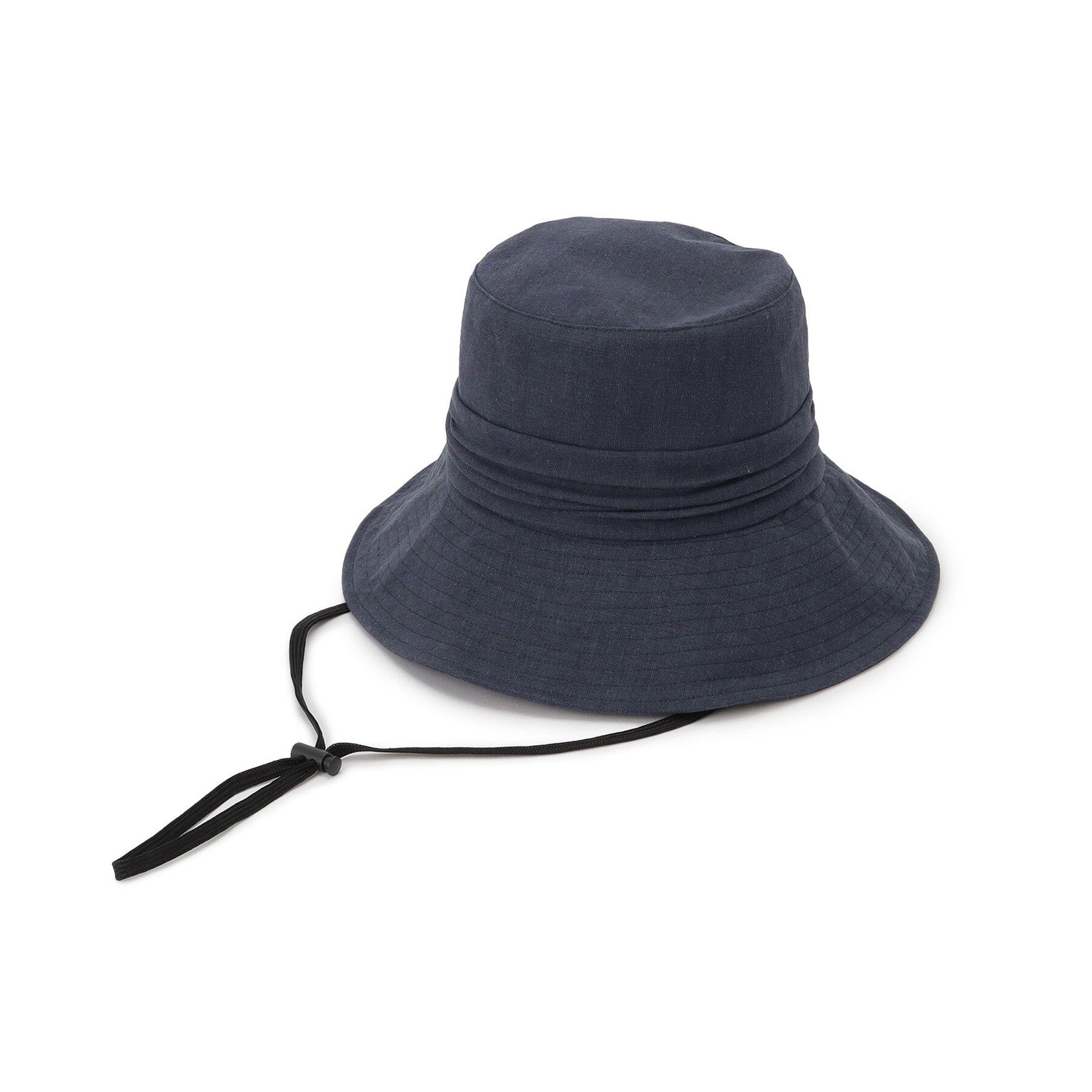 grove「ワイドブリムハット【UVカット・あご紐付】」|ハット|ネイビー(094)