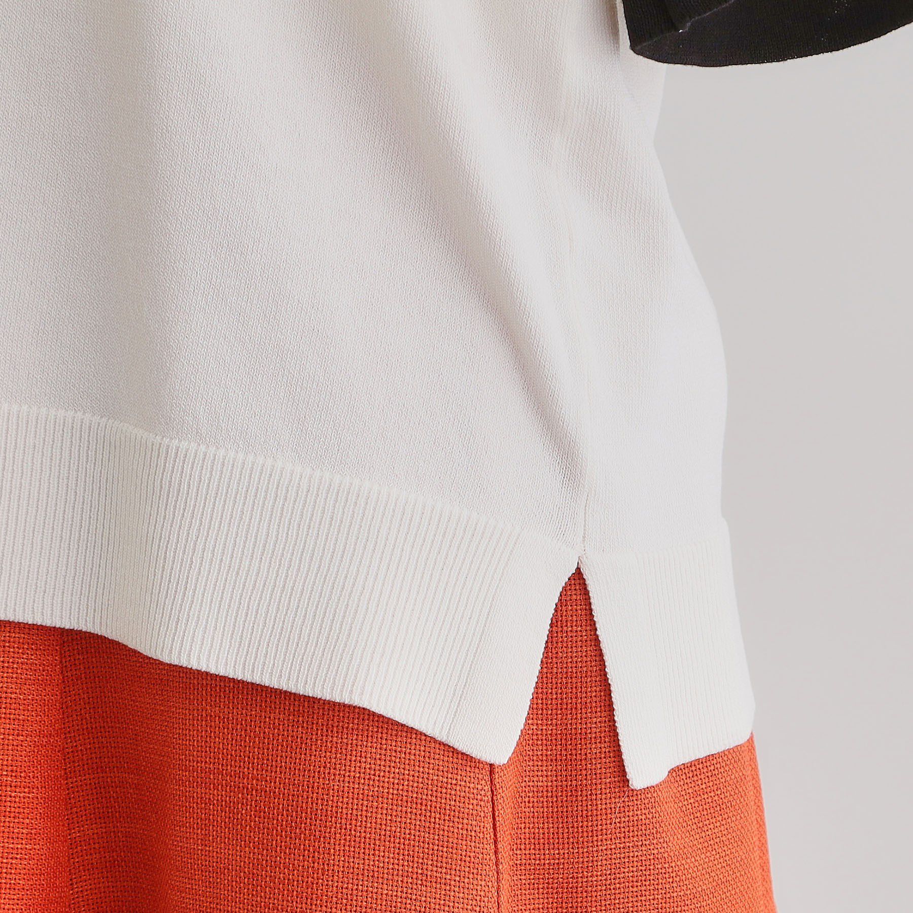 grove「袖透かし編みフレアースリーブニット」|ニット・セーター|