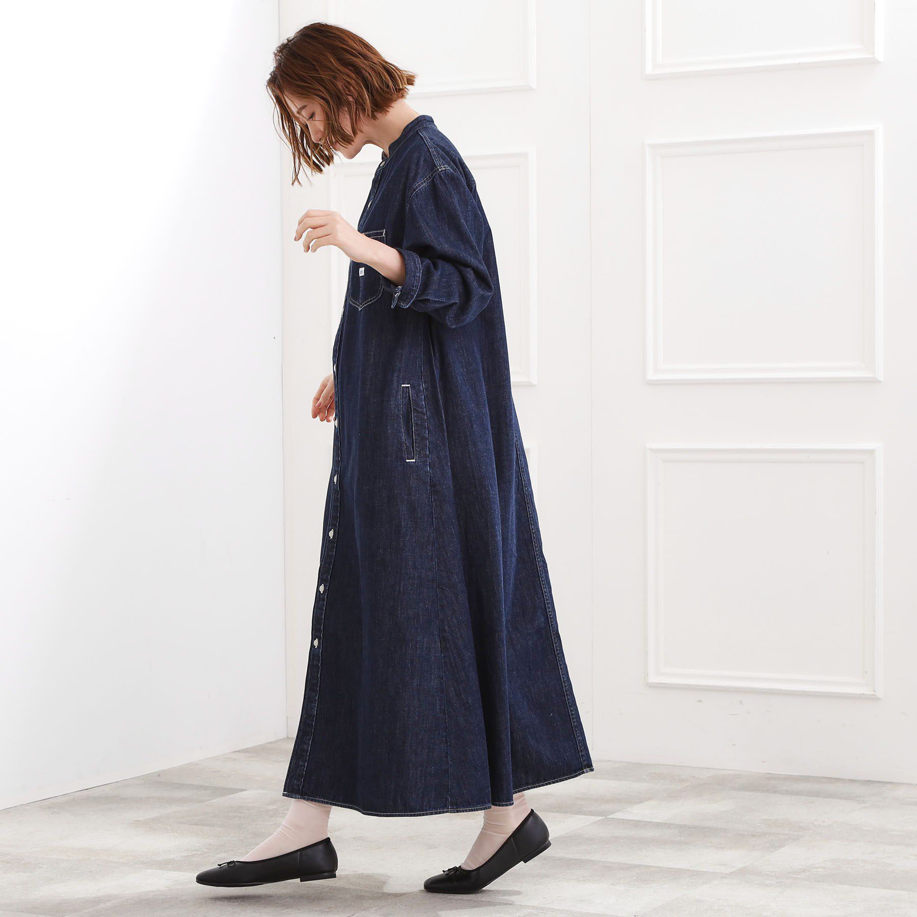 grove「【Lee&times;grove別注】LOCO FLARE DRESS」|ワンピース|