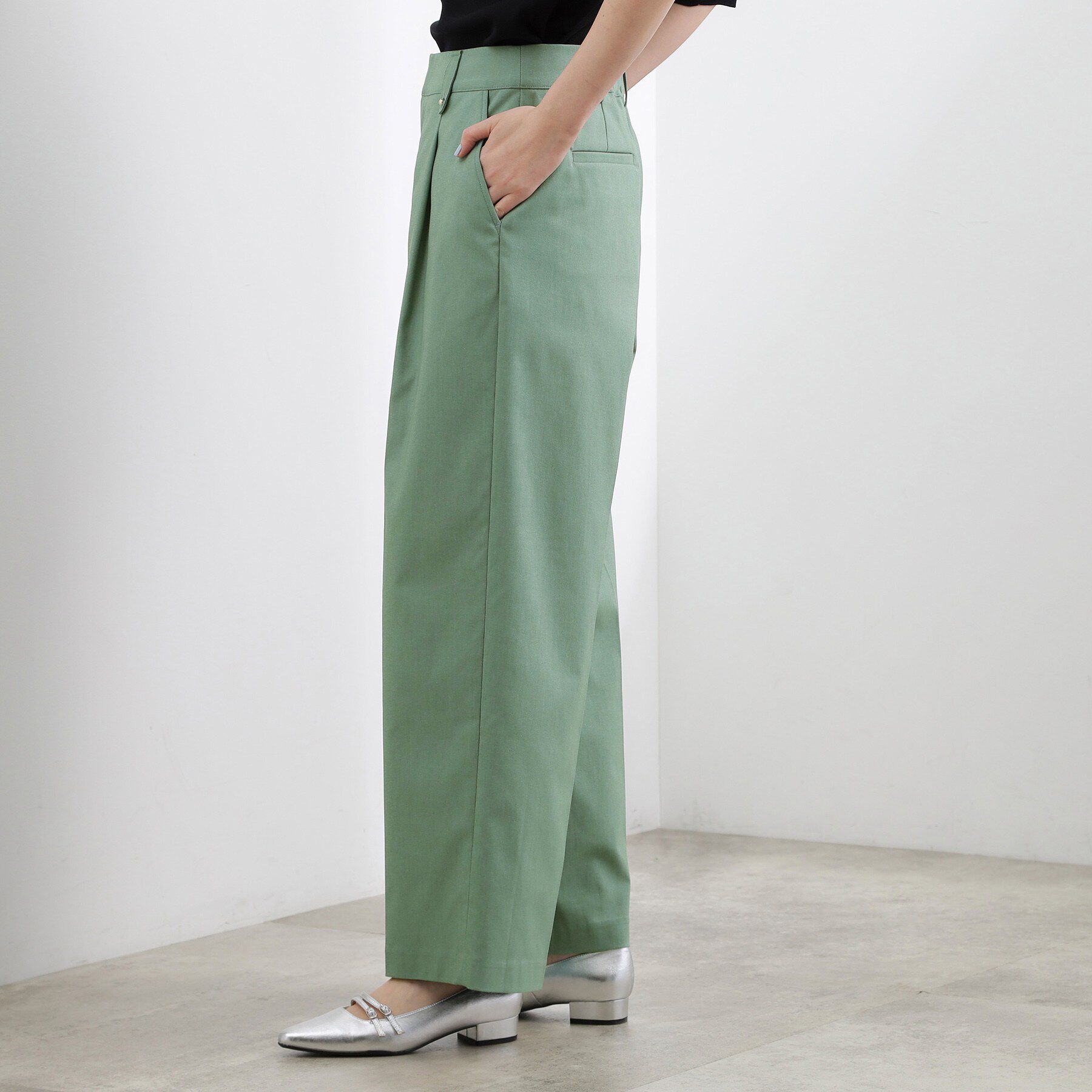 grove「きれい見えと快適さを両立する　春夏対応ワイドパンツ」|その他|