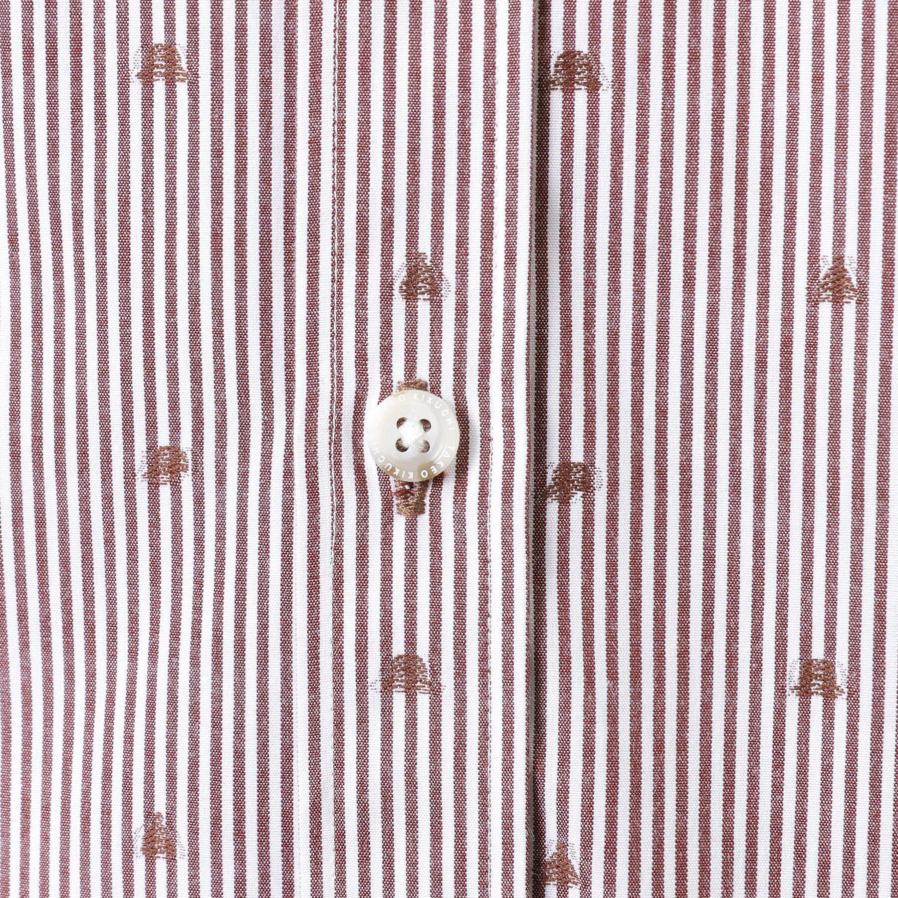 TAKEO KIKUCHI「ハットモチーフ ジャカード ストライプ シャツ」|シャツ・ブラウス|