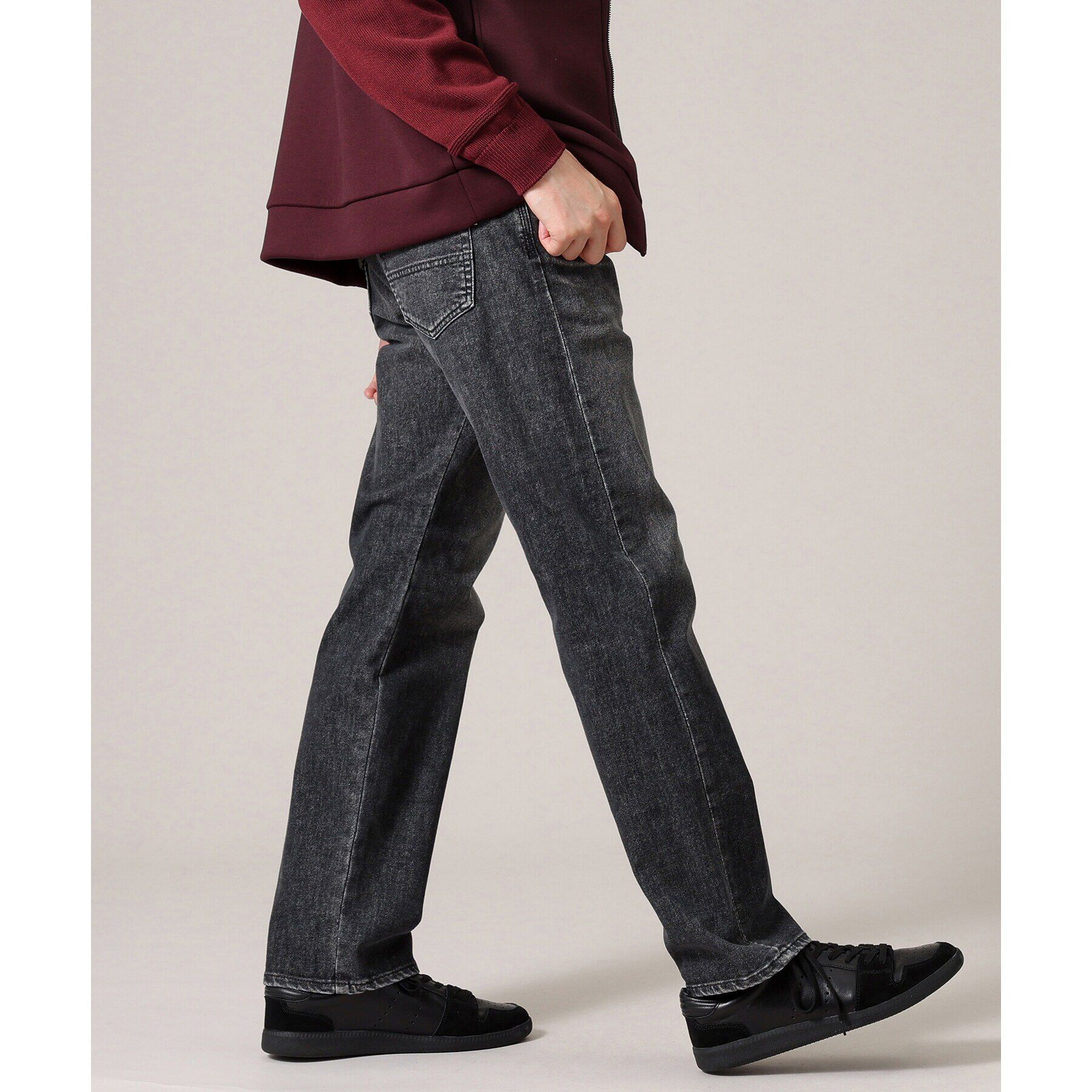 TAKEO KIKUCHI「【モンスターストレッチ】日本製 ウォッシュド デニムパンツ」|デニム|