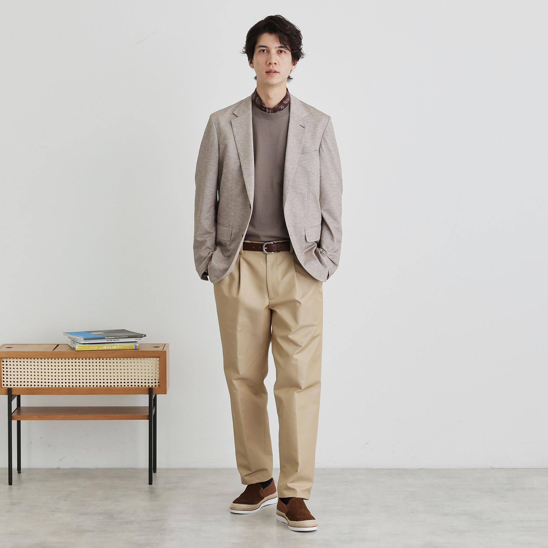 TAKEO KIKUCHI「テーラードニット プルオーバー」|Tシャツ・カットソー|