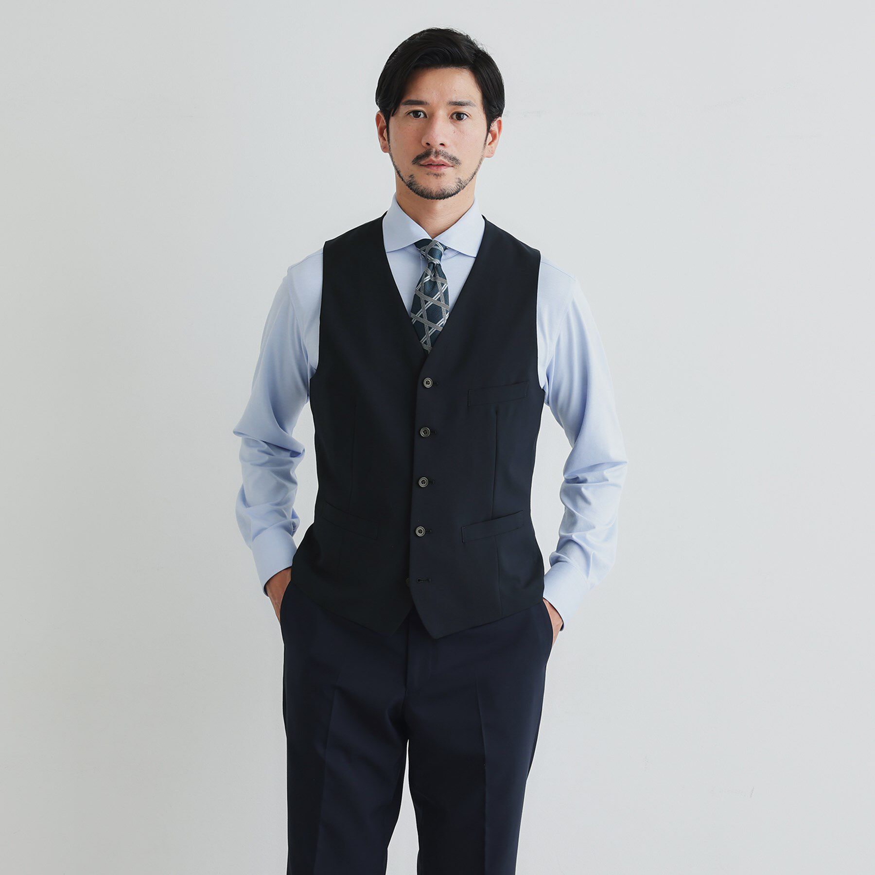 TAKEO KIKUCHI「コーデュラ（R）トロピカル ストレッチ ベスト」|スーツ|