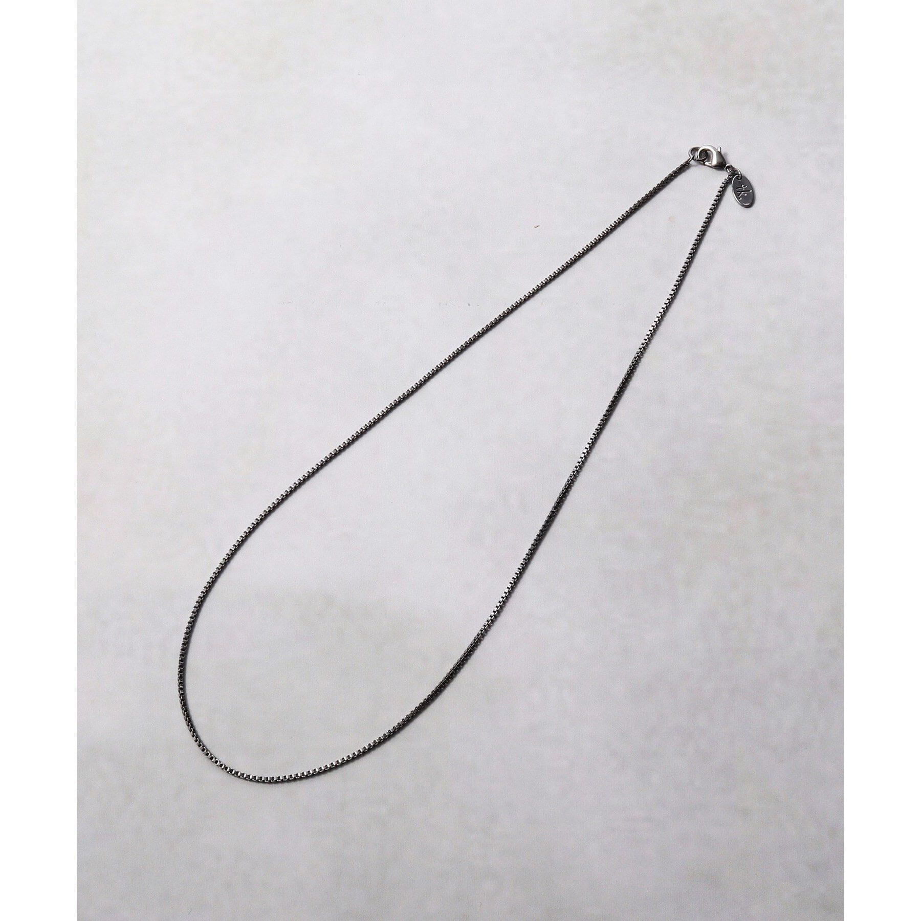 tk.TAKEO KIKUCHI「SINGLE CHAIN NECKLACE / シングルチェーンネックレス」|ネックレス|ブラック(019)