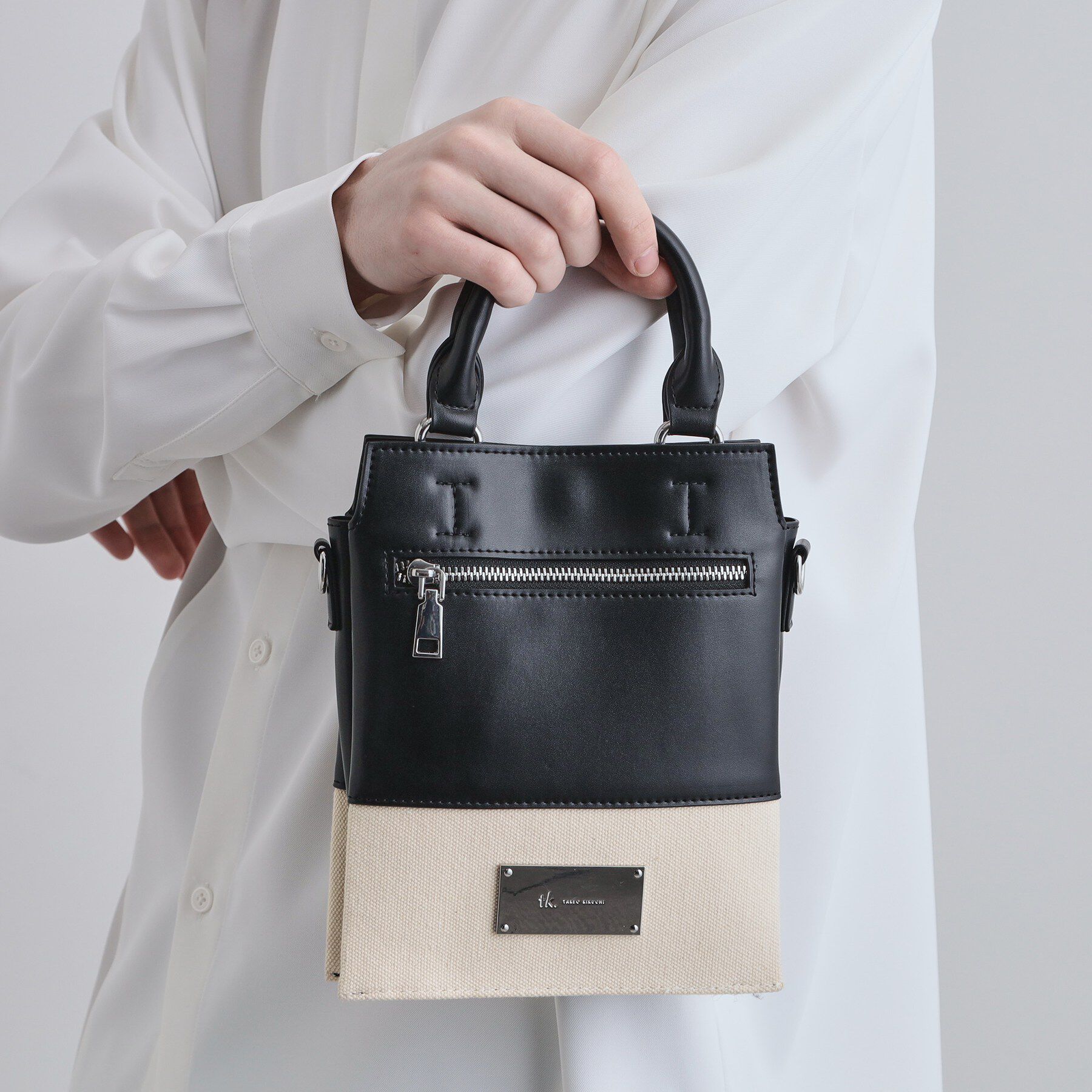 tk.TAKEO KIKUCHI「ツートンミニZIPショルダーバッグ」|ショルダー・メッセンジャー|