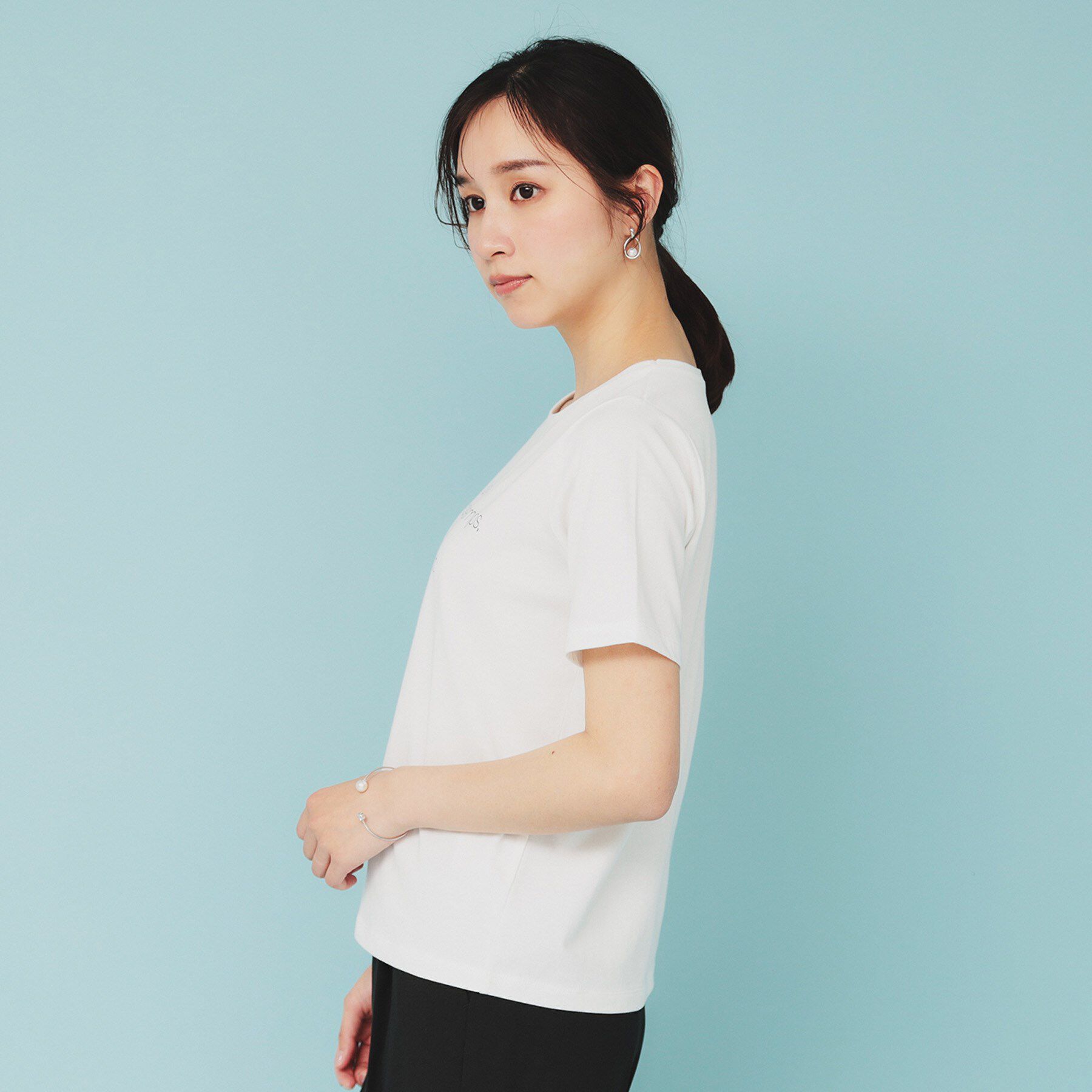 index「《ツインセット》ロゴT&times;チュールキャミ【UVケア/接触冷感/洗濯機洗い可】」|その他|