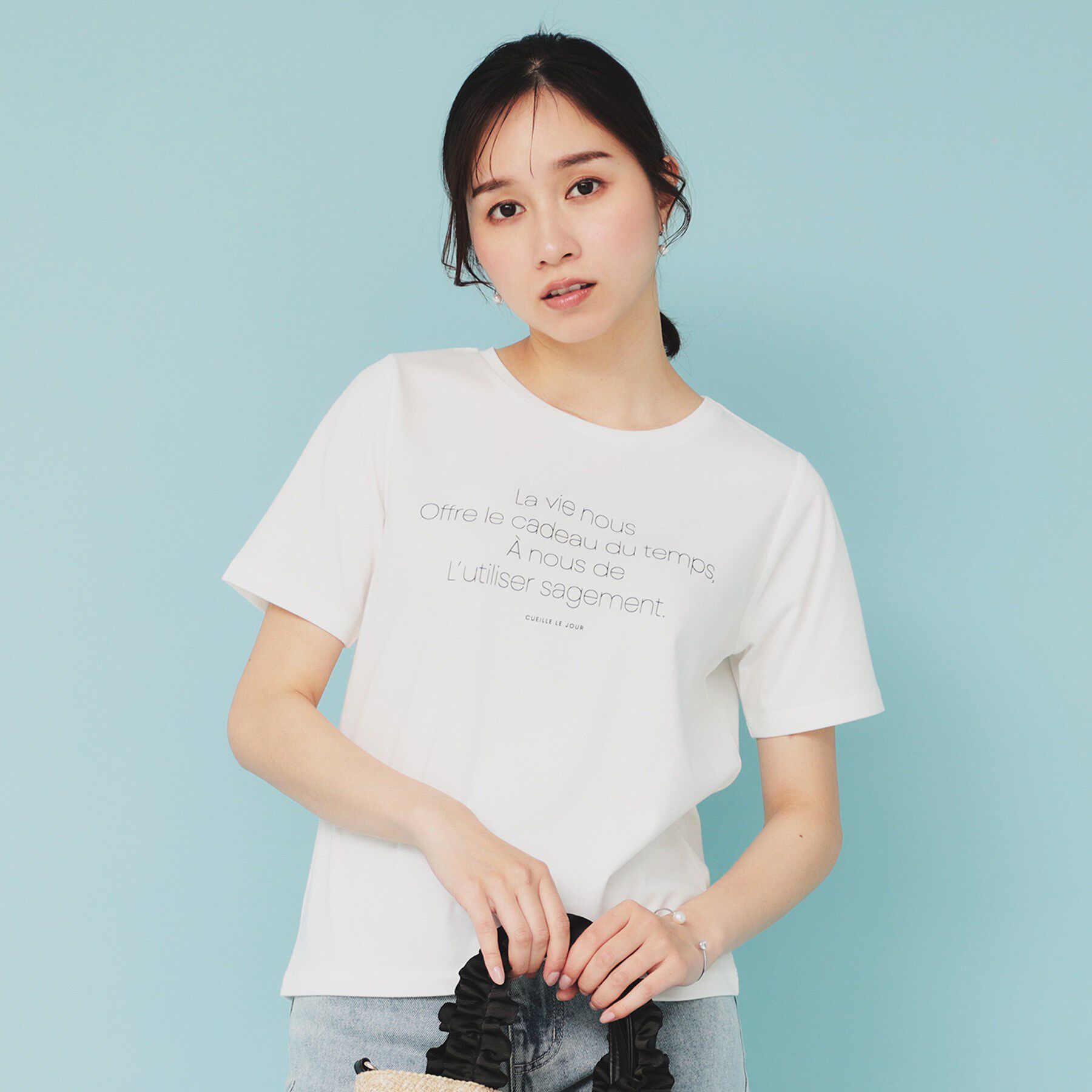 index「《ツインセット》ロゴT&times;チュールキャミ【UVケア/接触冷感/洗濯機洗い可】」|その他|