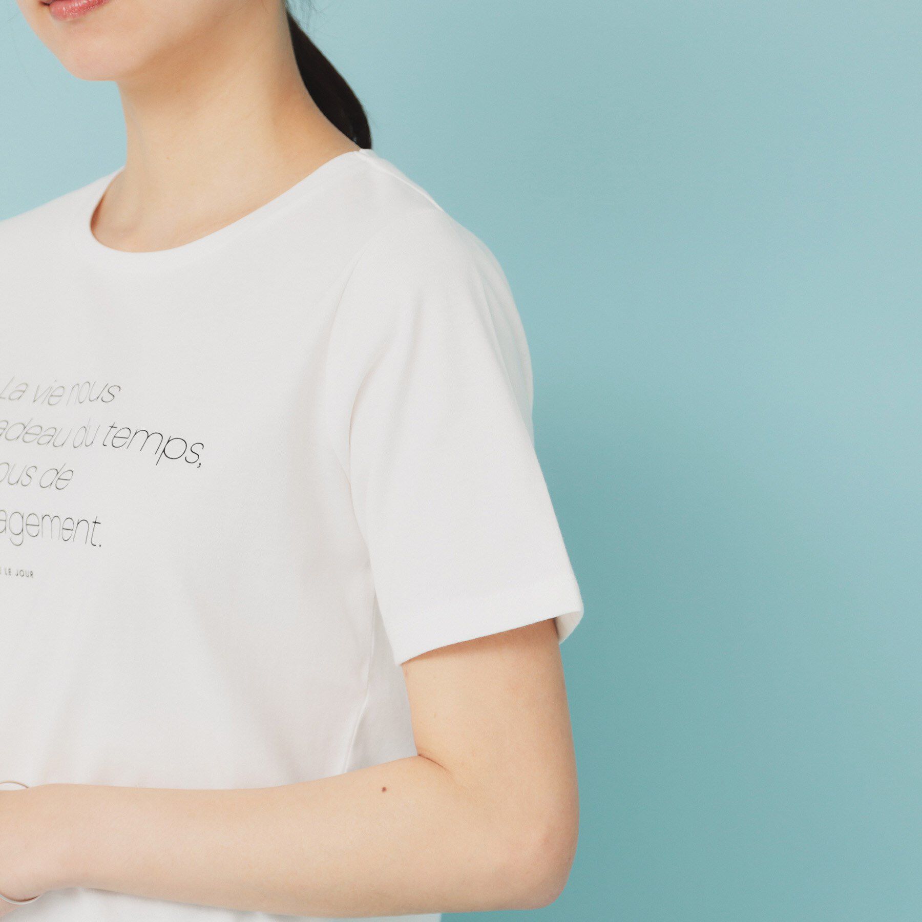 index「《ツインセット》ロゴT&times;チュールキャミ【UVケア/接触冷感/洗濯機洗い可】」|その他|