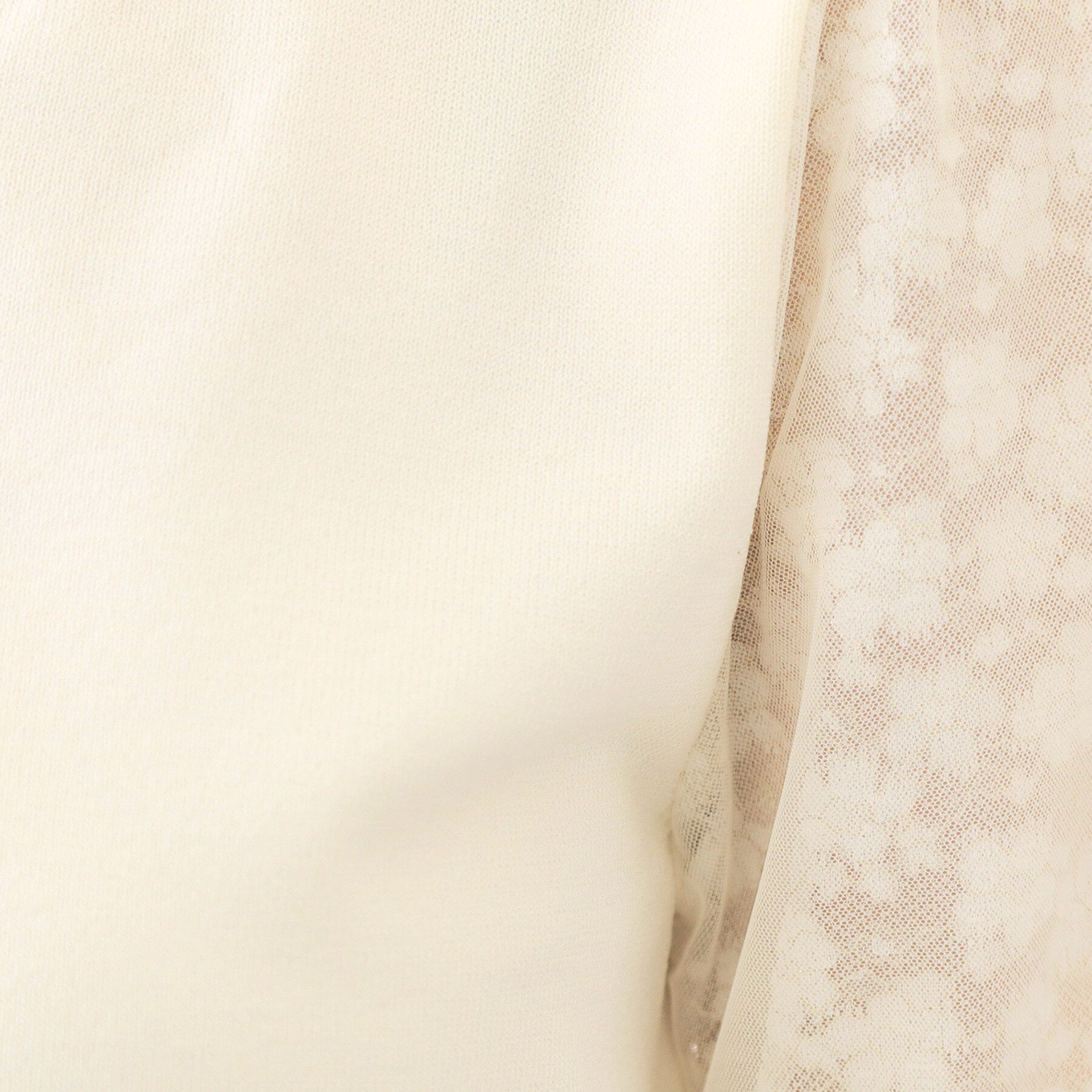 index「レーススリーブハートネックニット【洗濯機OK/UVケア/抗ピル】《XS～LL》」|ニット・セーター|