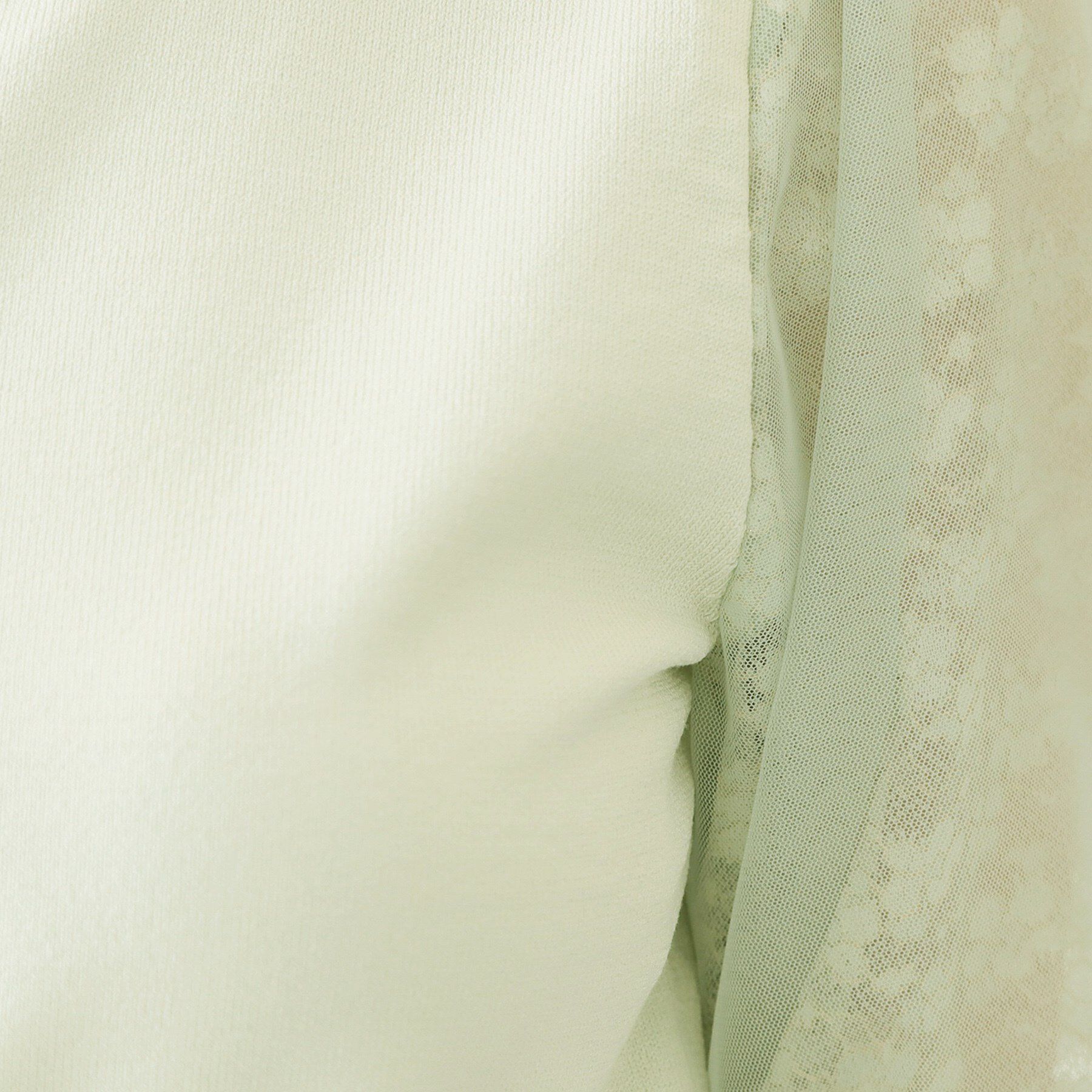 index「レーススリーブハートネックニット【洗濯機OK/UVケア/抗ピル】《XS～LL》」|ニット・セーター|