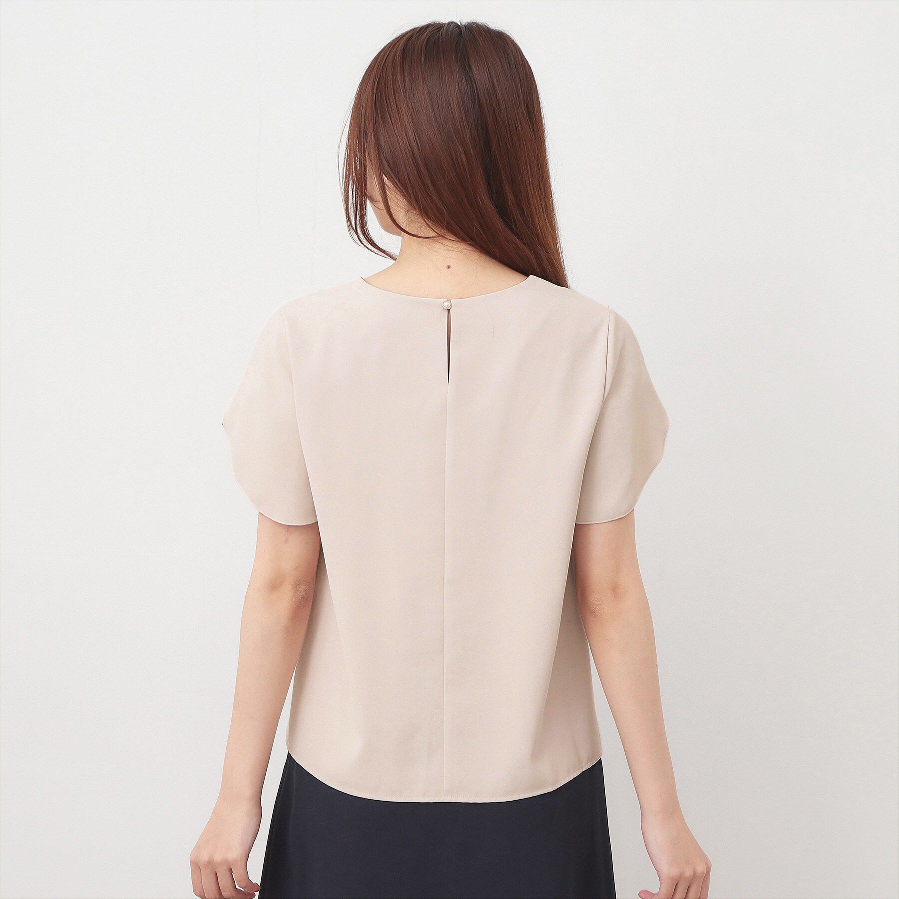 index「フリルフレアスリーブブラウス【洗濯機OK／UVケア／吸水速乾／透け防止／汗ジミ防止】」|シャツ・ブラウス|