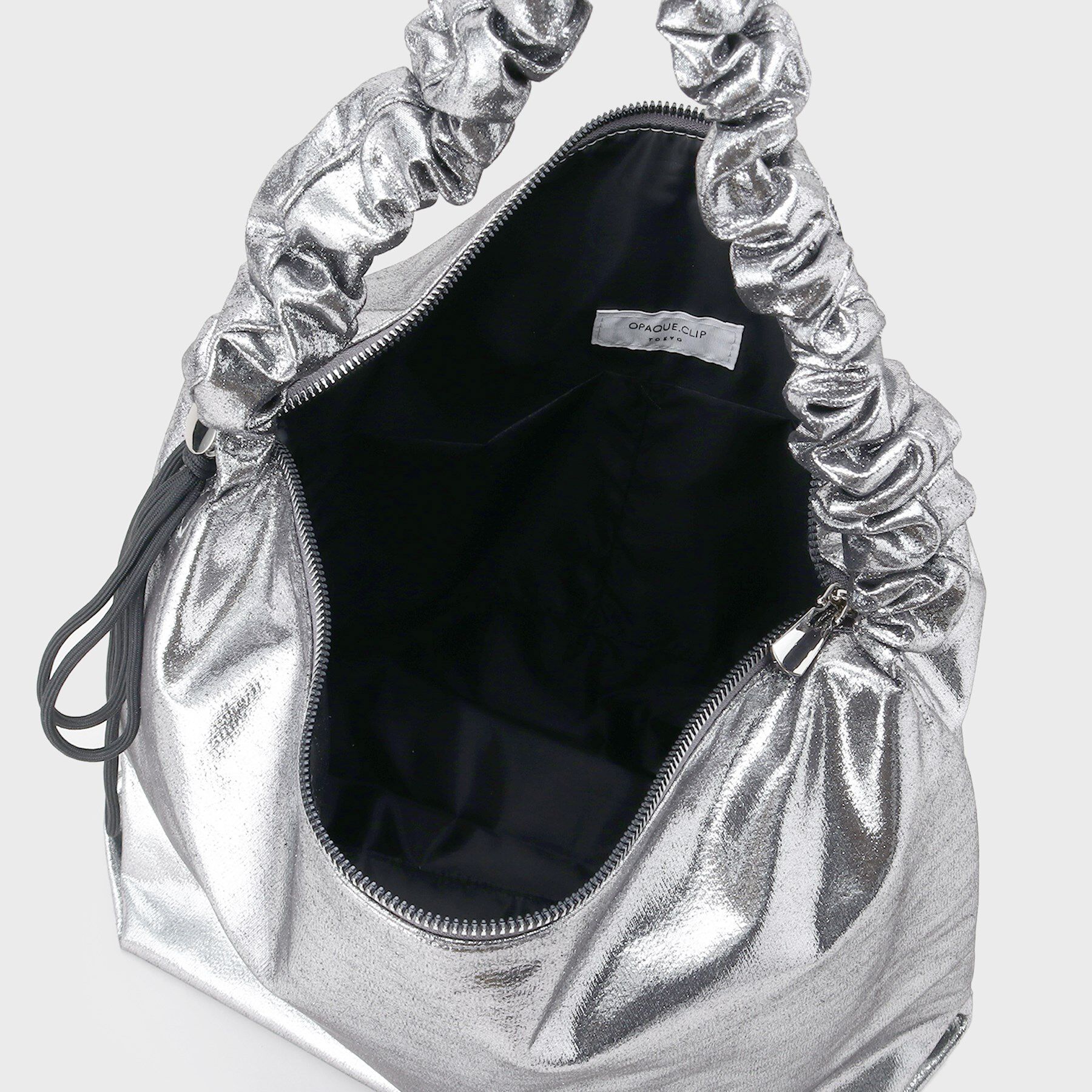 OPAQUE.CLIP「【2WAY／A4サイズ対応】ドロストギャザーフリルハンドルワンショルダーバッグ」|ショルダー・メッセンジャー|